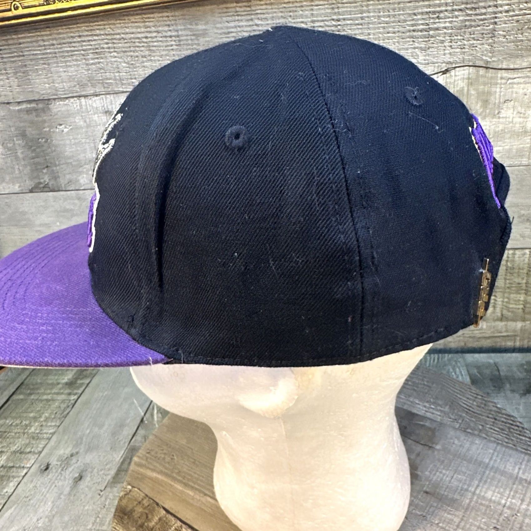 Pro Standard VINTAGE Pro Standard Lakers Hat Snapback Men One Size Black Purple Crown Patch 2020 Champs Mens Size ONE SIZE - 5 Thumbnail