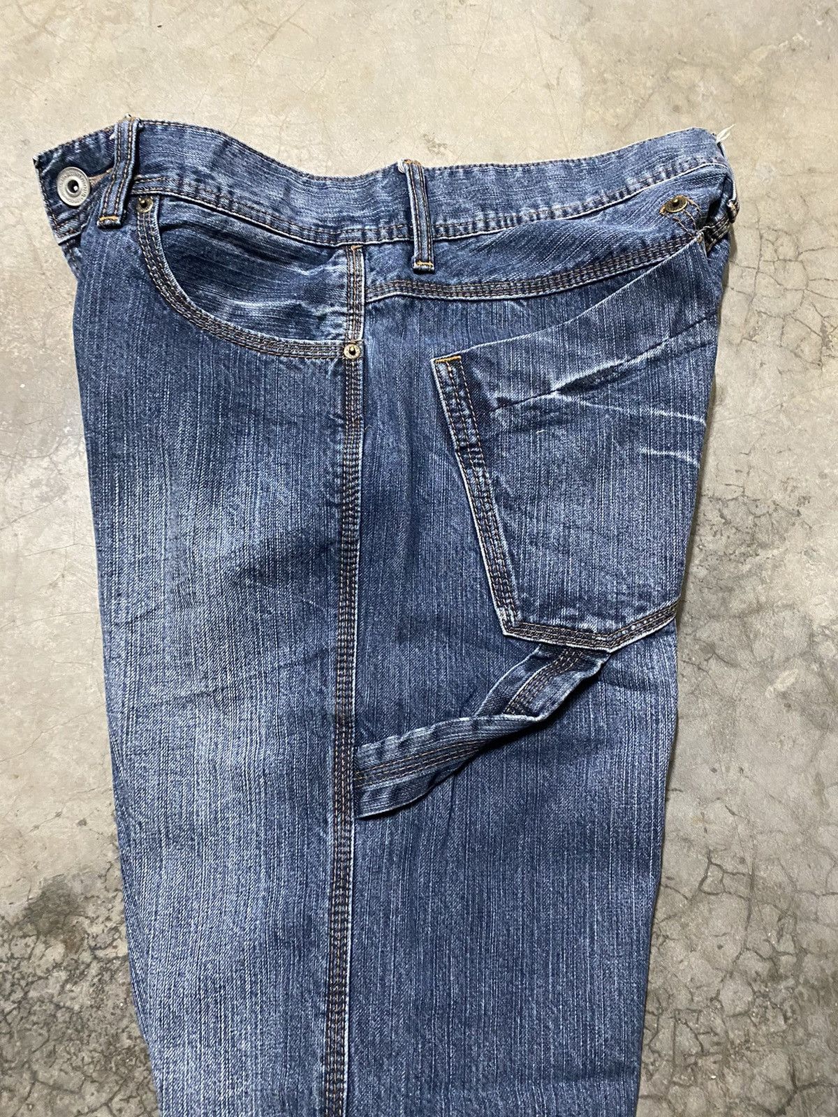 JNCO × Japanese Brand Baggy Jeans Japanese Carpenter Rush Hour Distressed Size US 32 / EU 48 - 18 Thumbnail