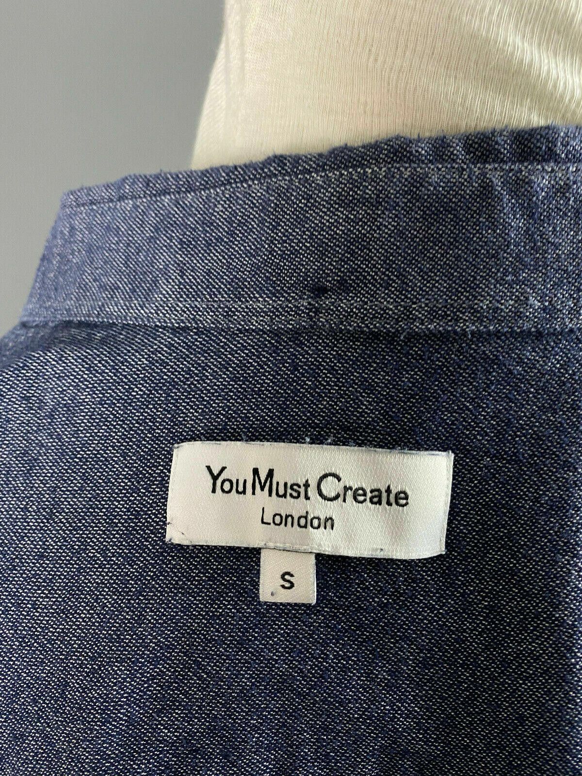 Designer Men You Must Create London Grey Button Up Shirt Size S Size US S / EU 44-46 / 1 - 9 Thumbnail