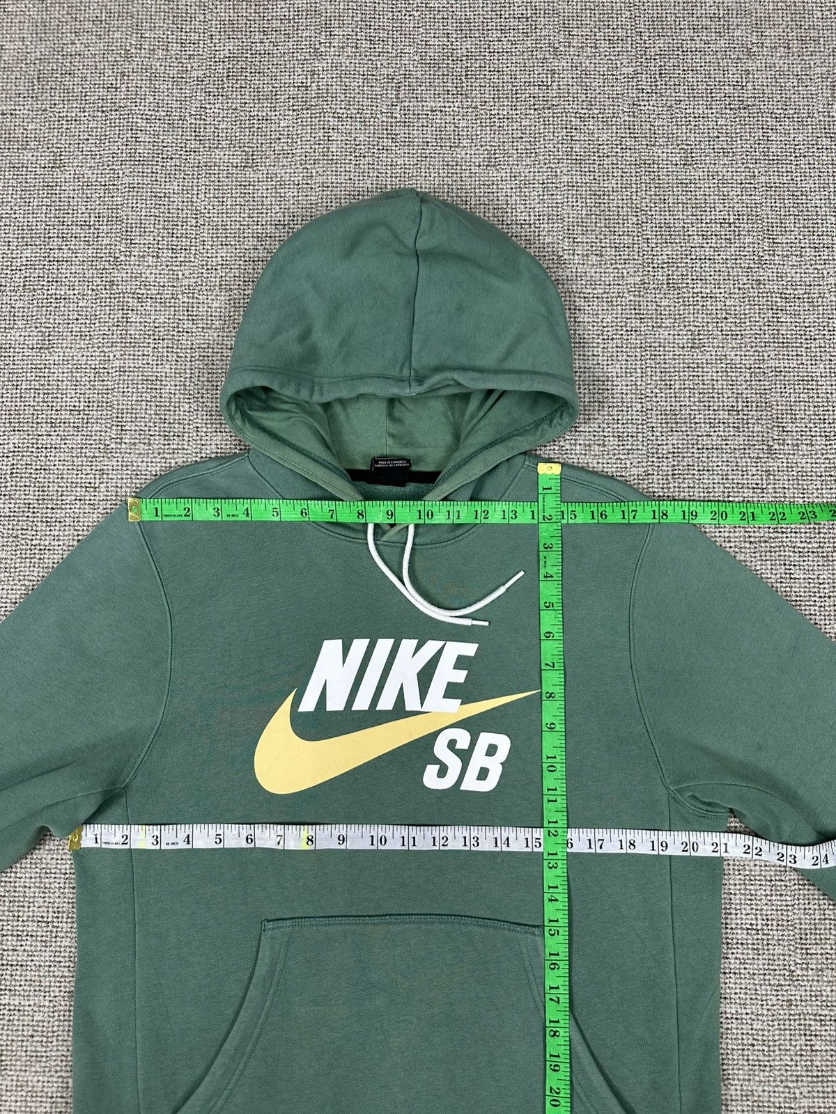 Nike Nike SB Nice Green Sunfaded Y2k Hoodie Z317 Size US L / EU 52-54 / 3 - 6 Thumbnail