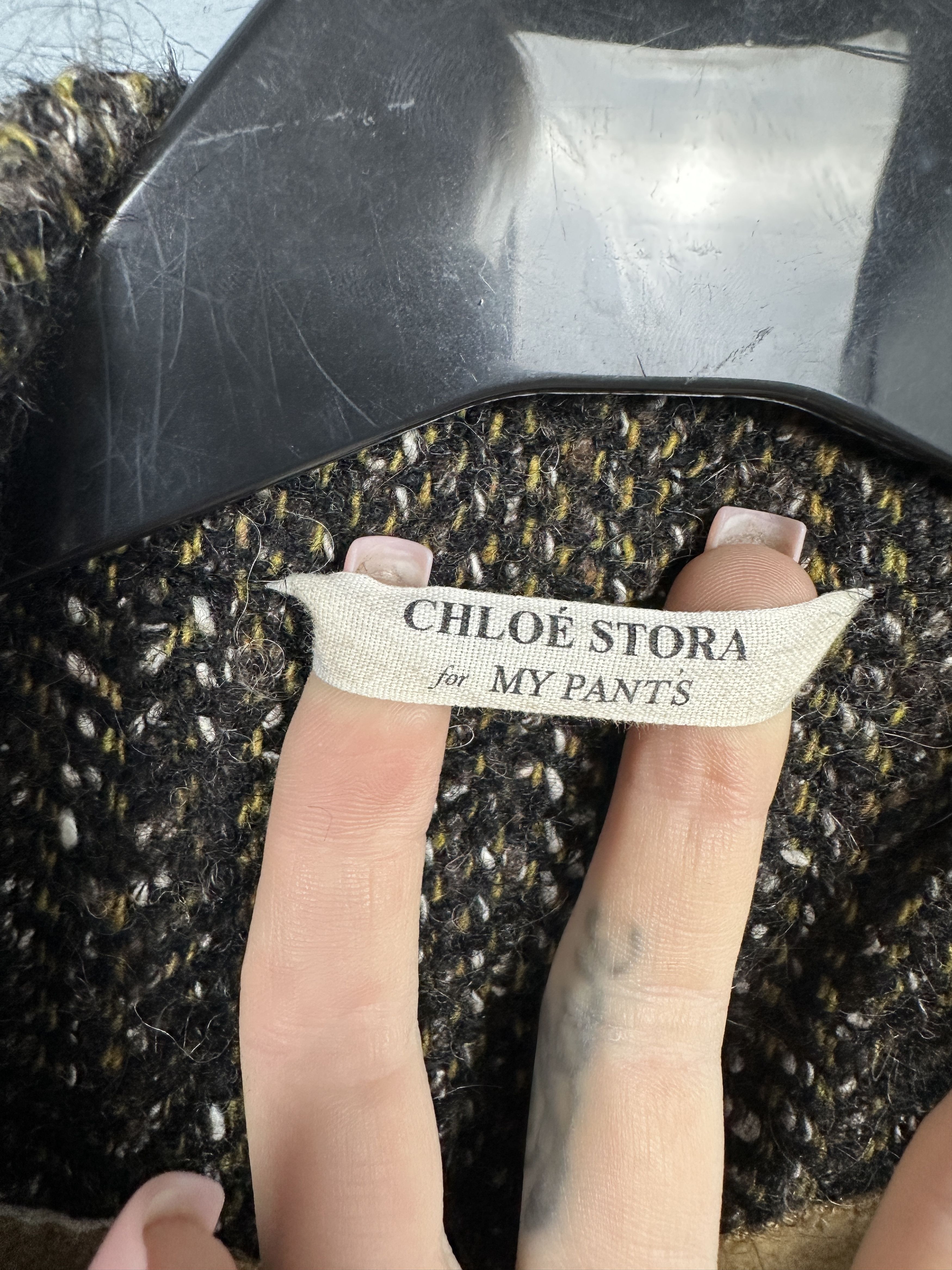 Chloe Chloe Stora Womens Wool Long Coat Made In Romania Size XL / US 12-14 / IT 48-50 - 3 Thumbnail