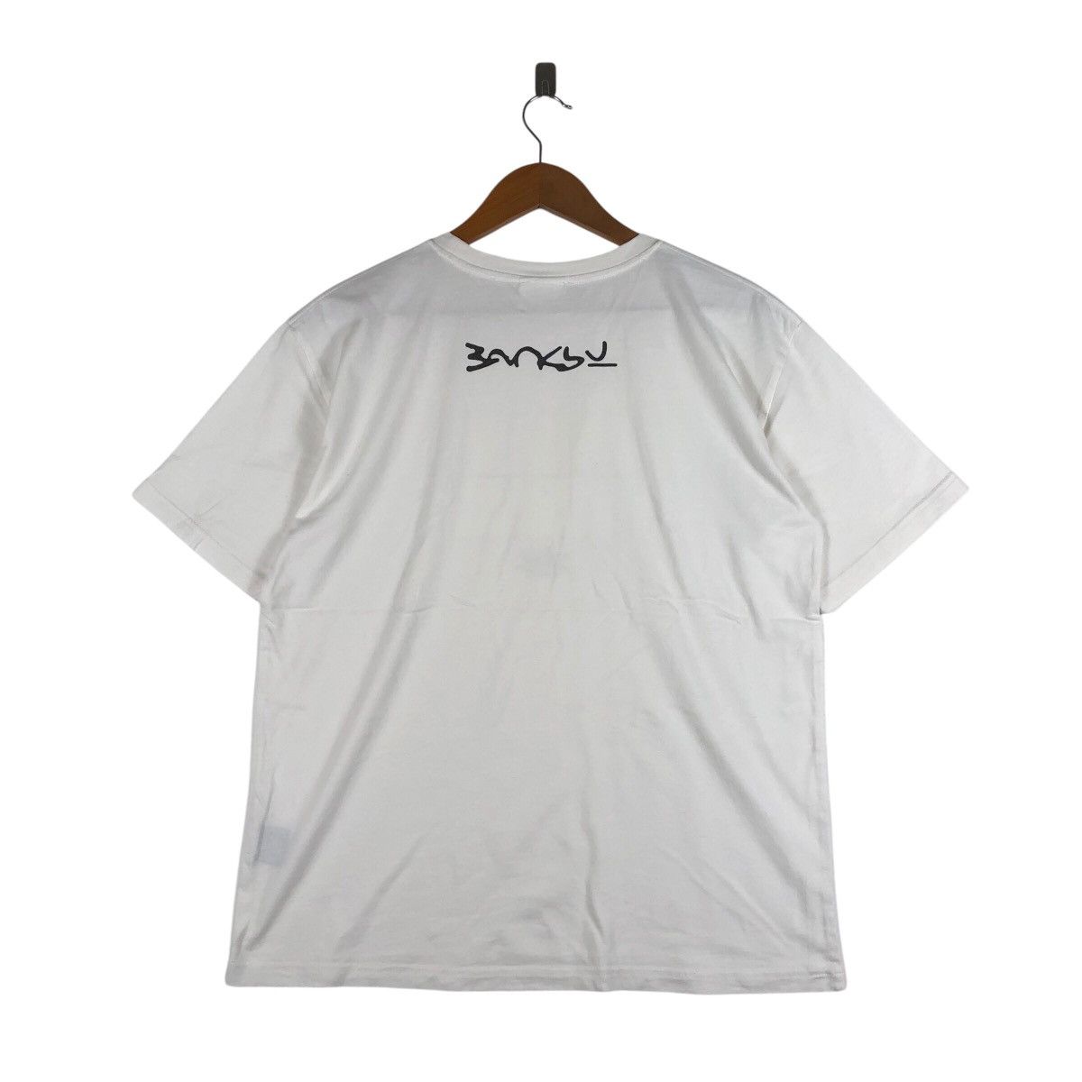 Vintage BANKSY Japan Tour Street Art T-Shirt Size US S / EU 44-46 / 1 - 4 Thumbnail