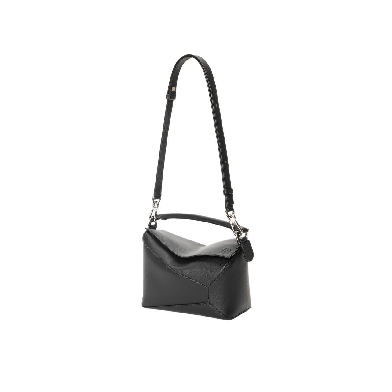 Loewe LOEWE Puzzle Small Edge $3850 Black Leather Handbag New & Au Size ONE SIZE - 4 Thumbnail