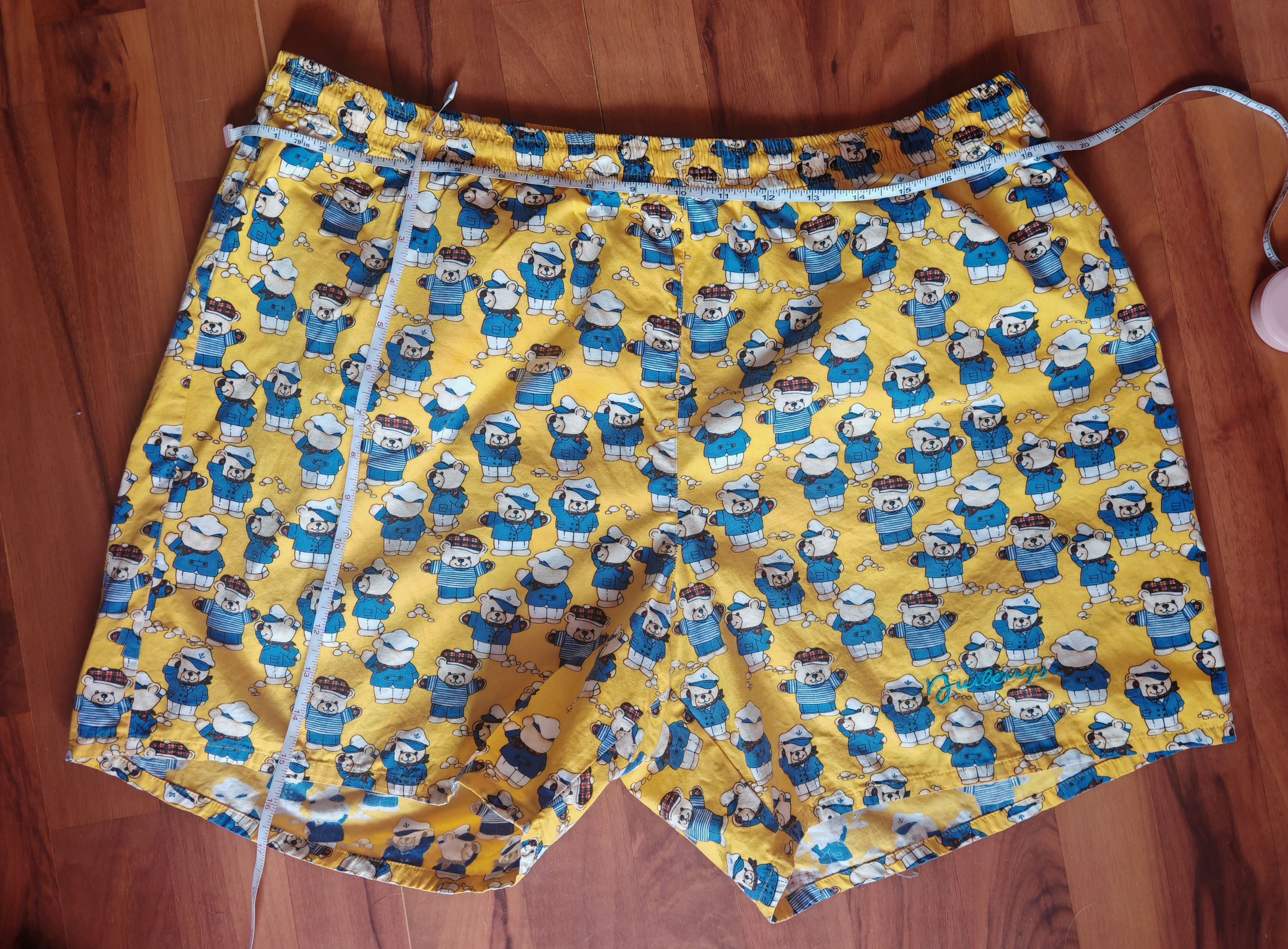 Burberry Rare VTG Y2K Burberry Men's Boxers Thomas Bear Print sz 50 Size US 34 / EU 50 - 2 Thumbnail