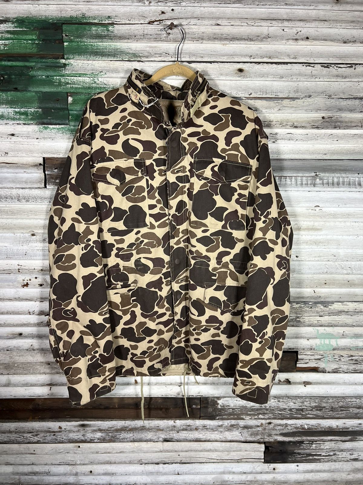Vintage Vintage Camo Jacket Size US XL / EU 56 / 4 - 1 Thumbnail