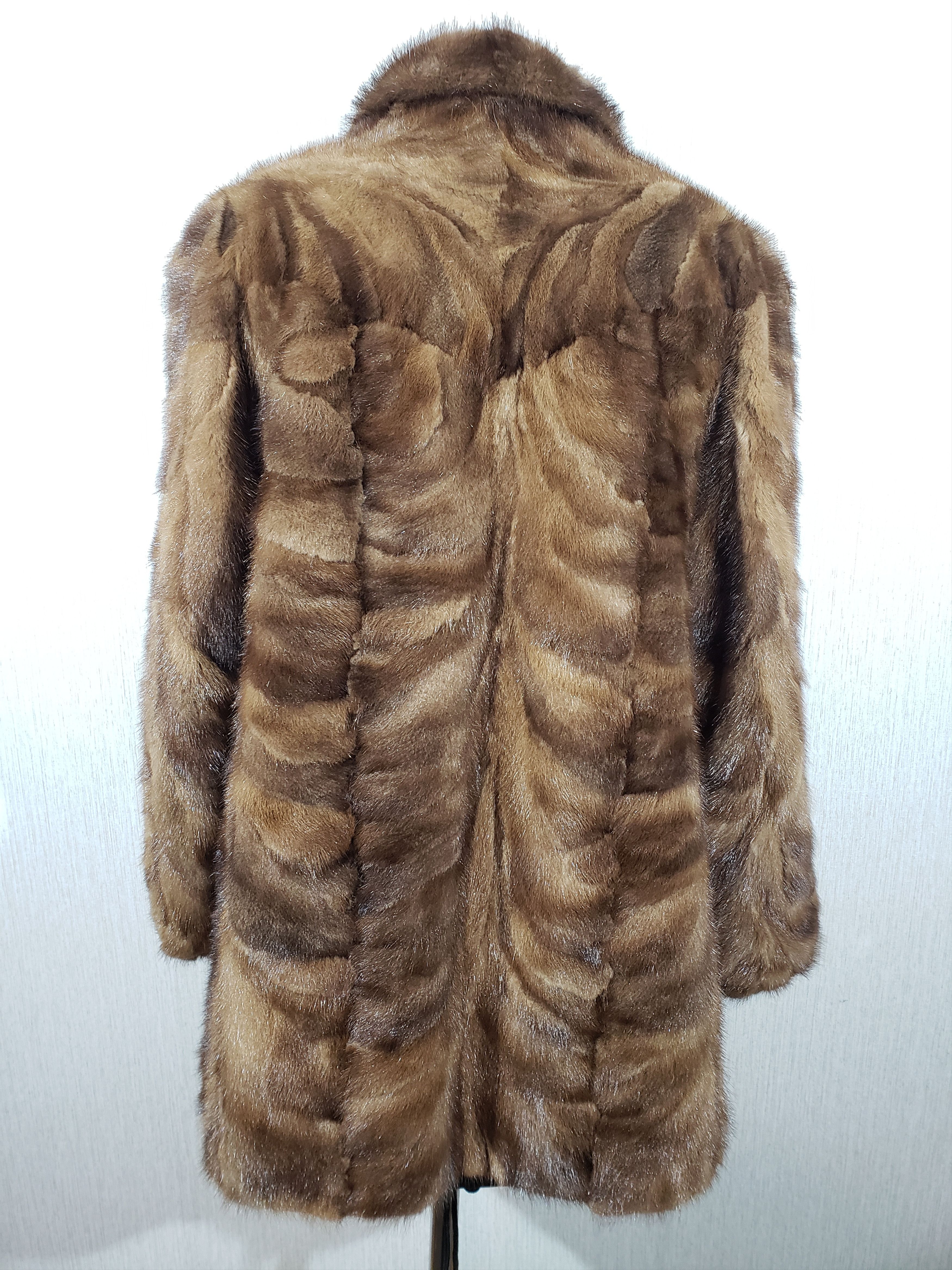 Other Stylish brown women's mink coat. Size XL / US 12-14 / IT 48-50 - 3 Thumbnail