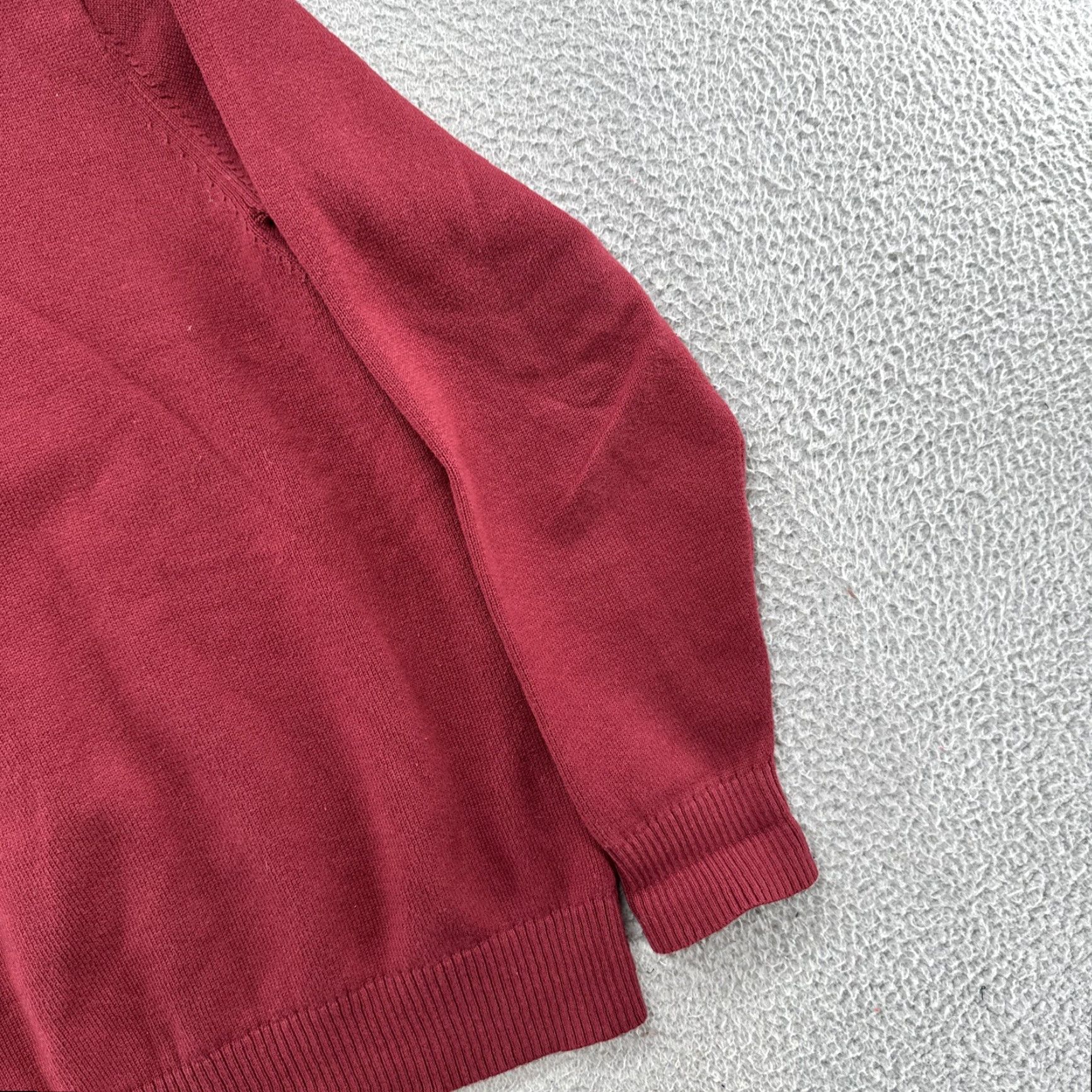 Duluth Trading Company Duluth Trading Co Sweater Men's Red Knit Pullover Crewneck XL Size US XL / EU 56 / 4 - 3 Thumbnail