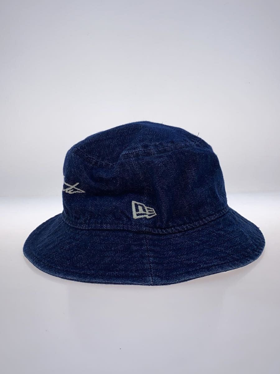 New Era × Yohji Yamamoto Embroidered Logo Denim Bucket Hat Size ONE SIZE - 2 Thumbnail