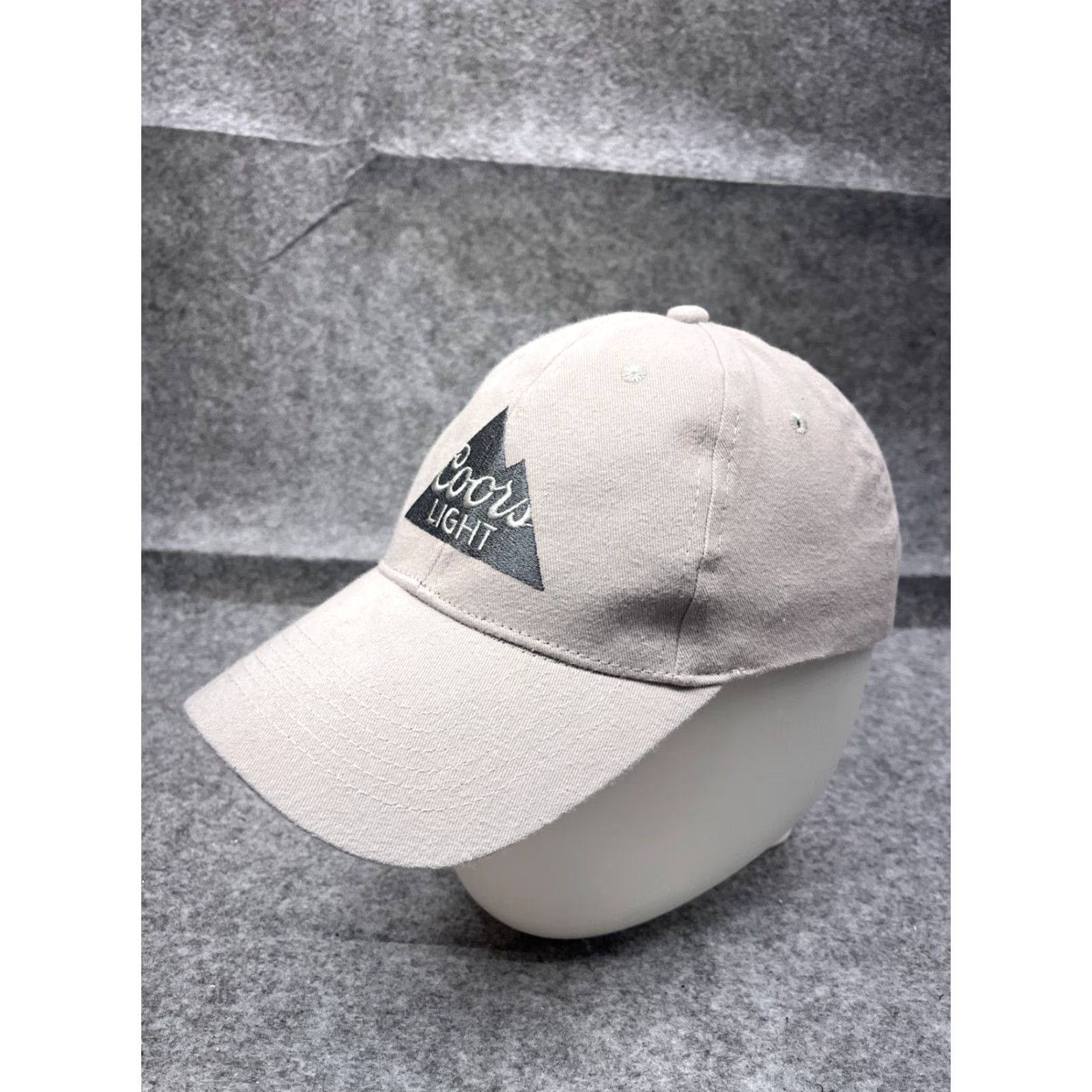 Vintage ACME Coors Light Hat Cap Snap Back Adult One Size Gray Cotton Blend Beer Outdoors Hats Mens Size ONE SIZE - 4 Thumbnail