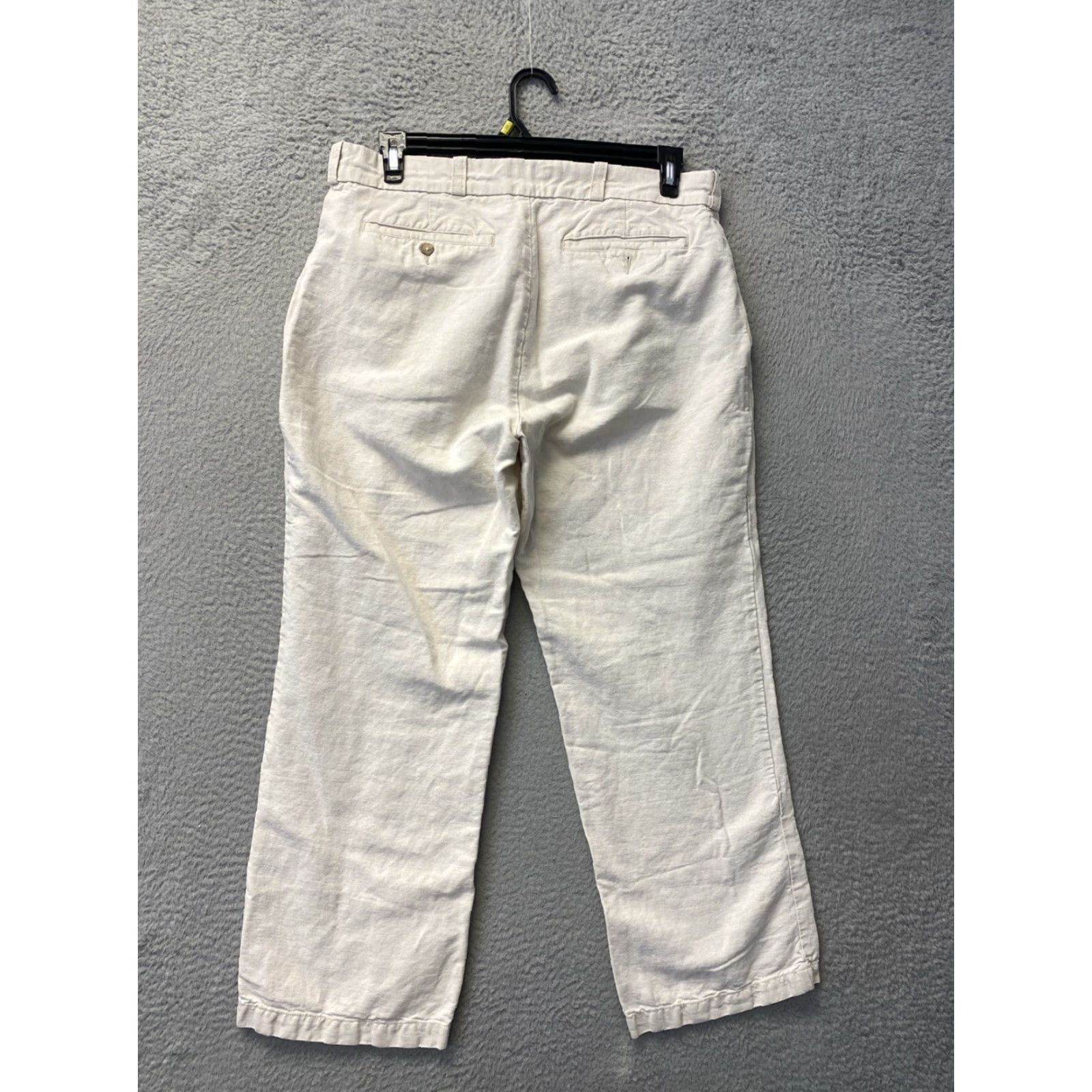 Cubavera Cubavera Linen-Blend Pants Mens Size 36x30 Beige /129-24 Size US 36 / EU 52 - 7 Thumbnail