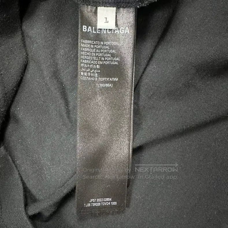 Balenciaga Balenciaga Post-it Note Design Short Sleeve T-Shirt Size US S / EU 44-46 / 1 - 5 Thumbnail