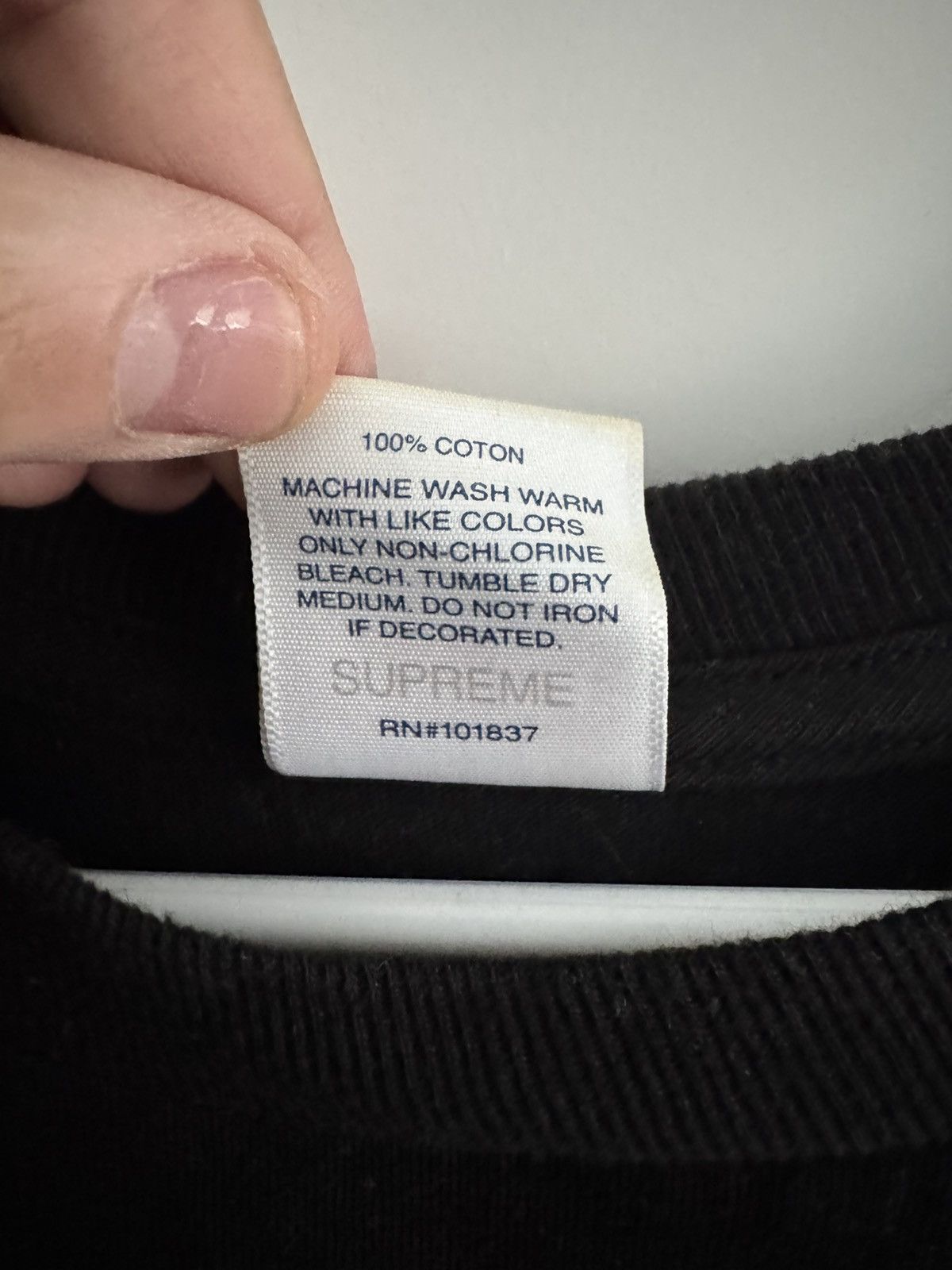 Supreme Supreme Sun Tee Black Size US M / EU 48-50 / 2 - 4 Thumbnail