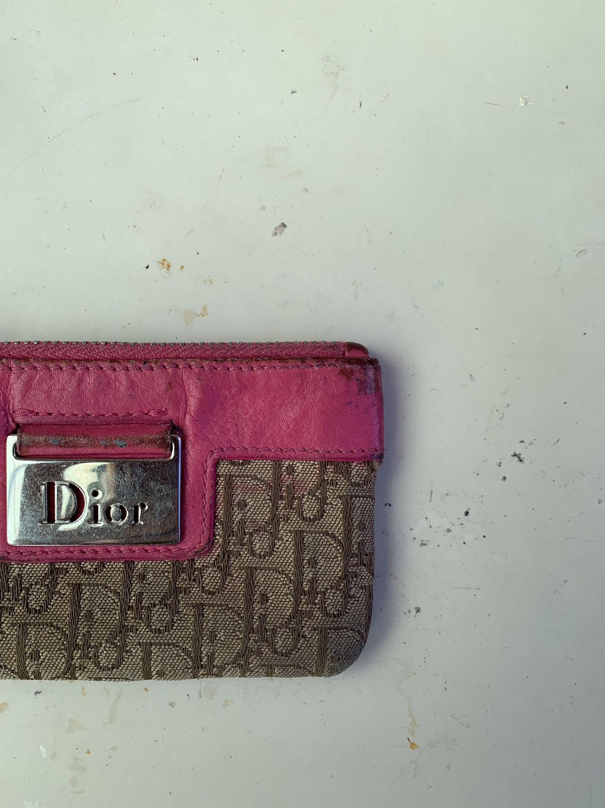Dior Vintage Monogram Coin Purse Size ONE SIZE - 3 Thumbnail