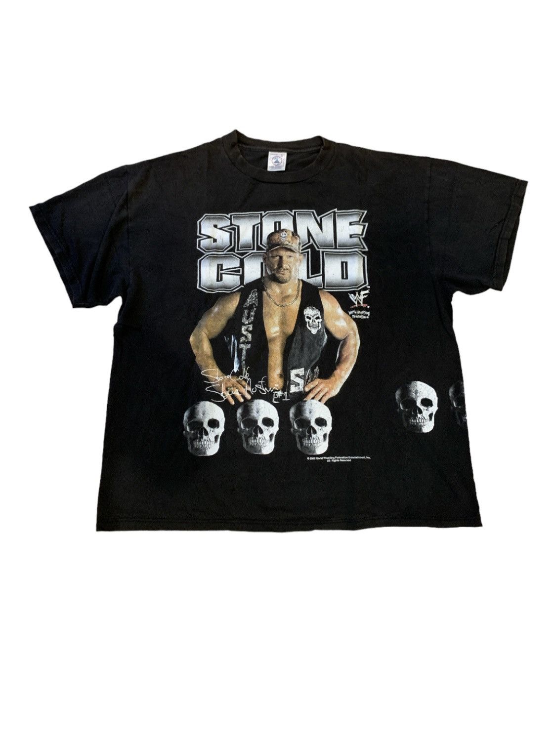 image of Delta x Vintage Stone Cold Vintage Tee in Black, Men's (Size XL)