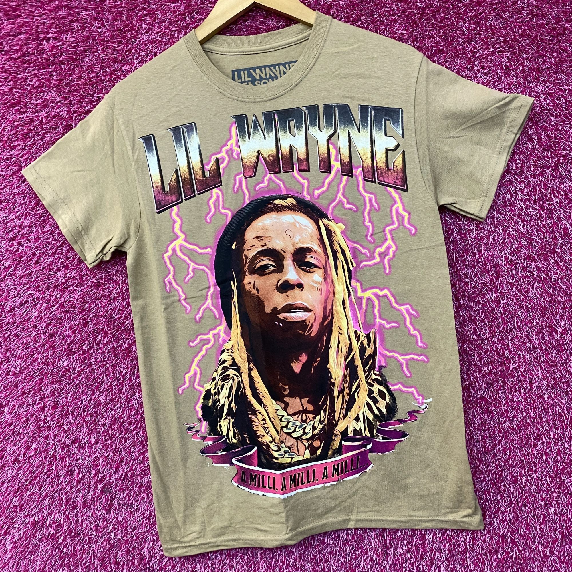 Lil Wayne Reason Lil Wayne A Milli Lightning Brown T-Shirt Small Size US S / EU 44-46 / 1 - 3 Thumbnail