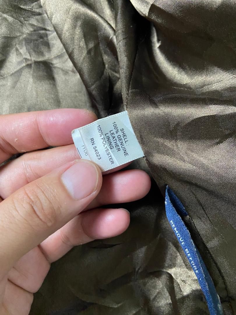 Banana Republic Banana Republic Double Breasted Leather Jacket (202) Size US S / EU 44-46 / 1 - 4 Thumbnail