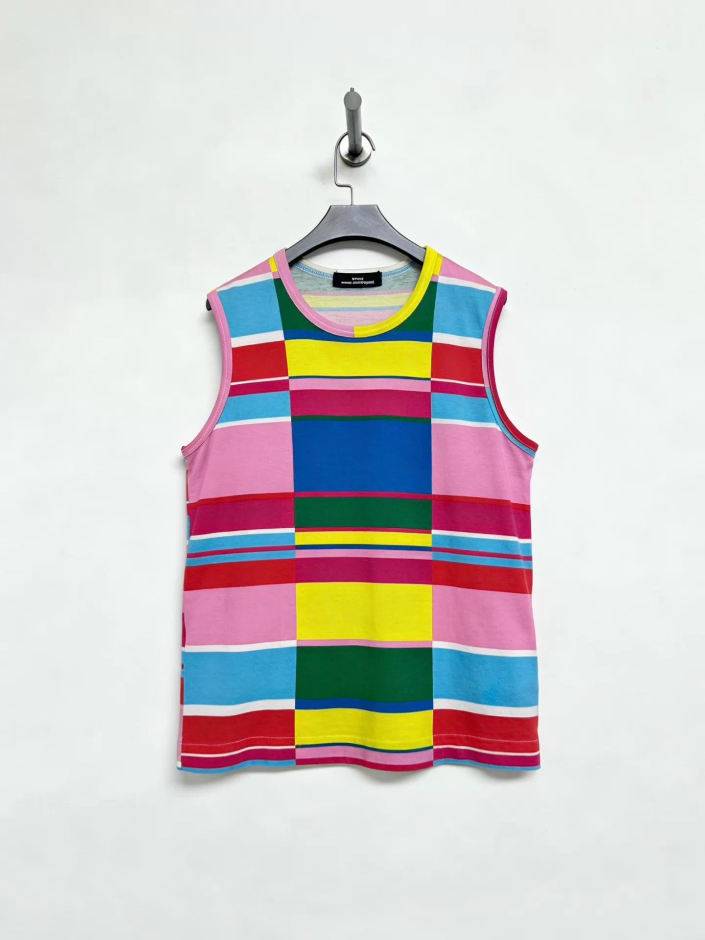 Comme des Garcons COMME des GARCONS Tricot 2001SS Bauhaus Check Vest F Size ONE SIZE - 1 Thumbnail