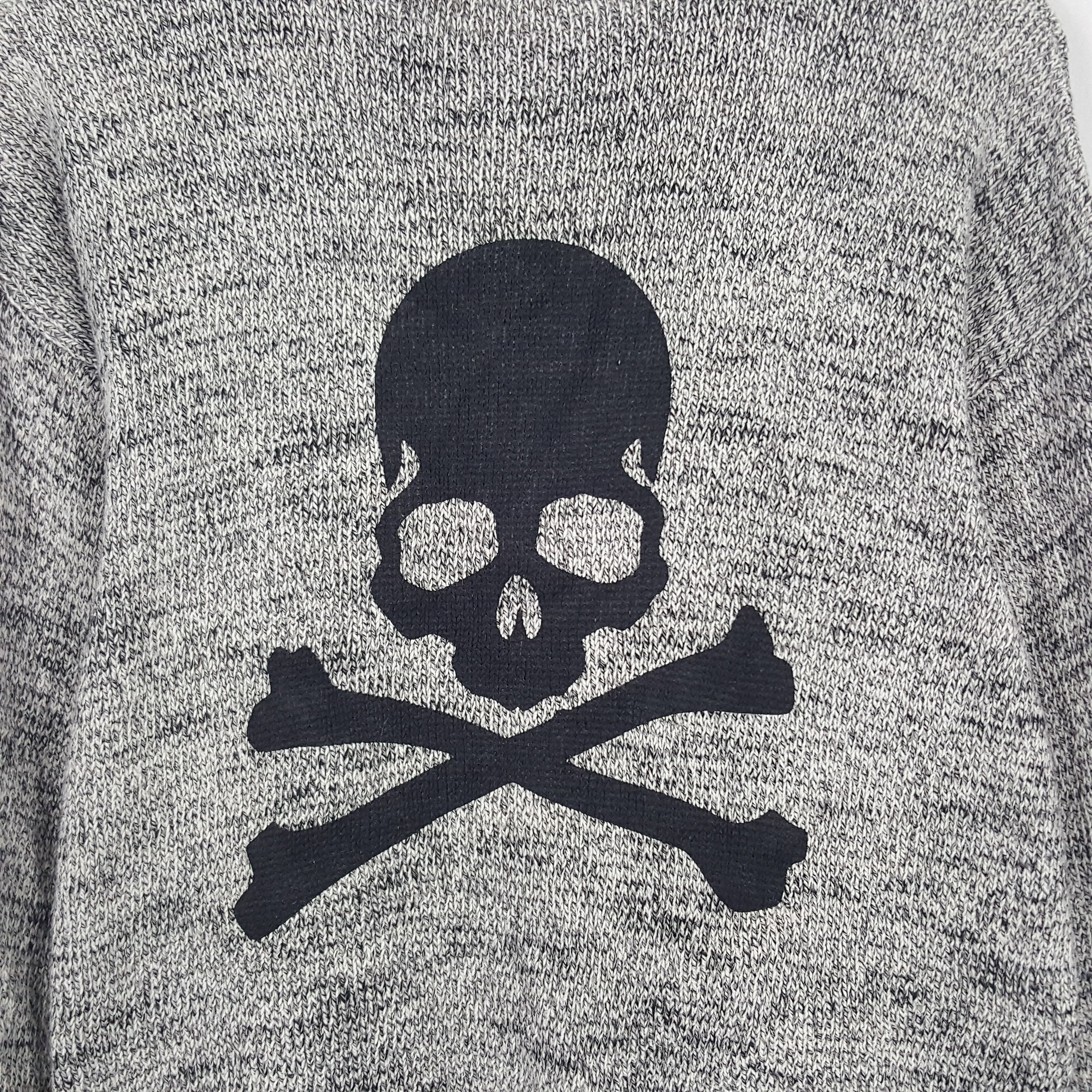 Vintage Vintage Japanese Custom Skulls Knitwear Winter Sweatshirt Size US L / EU 52-54 / 3 - 2 Thumbnail