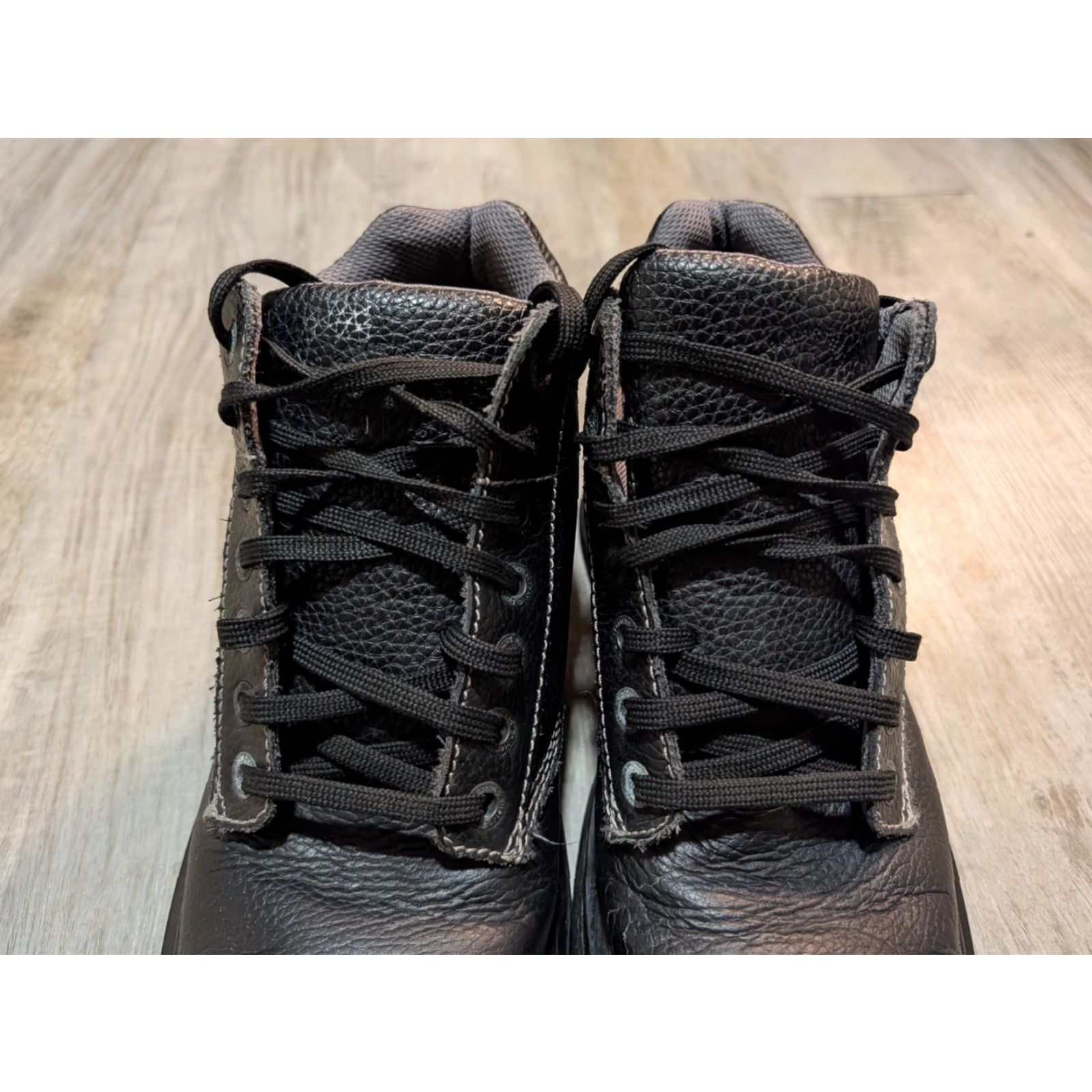 Dr. Martens Dr. Doc Marten's Tacoma Men's Black Pebbled Leather Lace-Up Ankle Boots US 11M Size US 11 / EU 44 - 4 Thumbnail