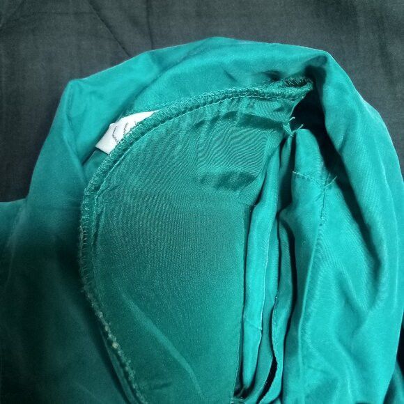 Vintage Vintage Selecca Silk Button Shirt Teal Size XXL / US 16-18 / IT 52-54 - 5 Thumbnail