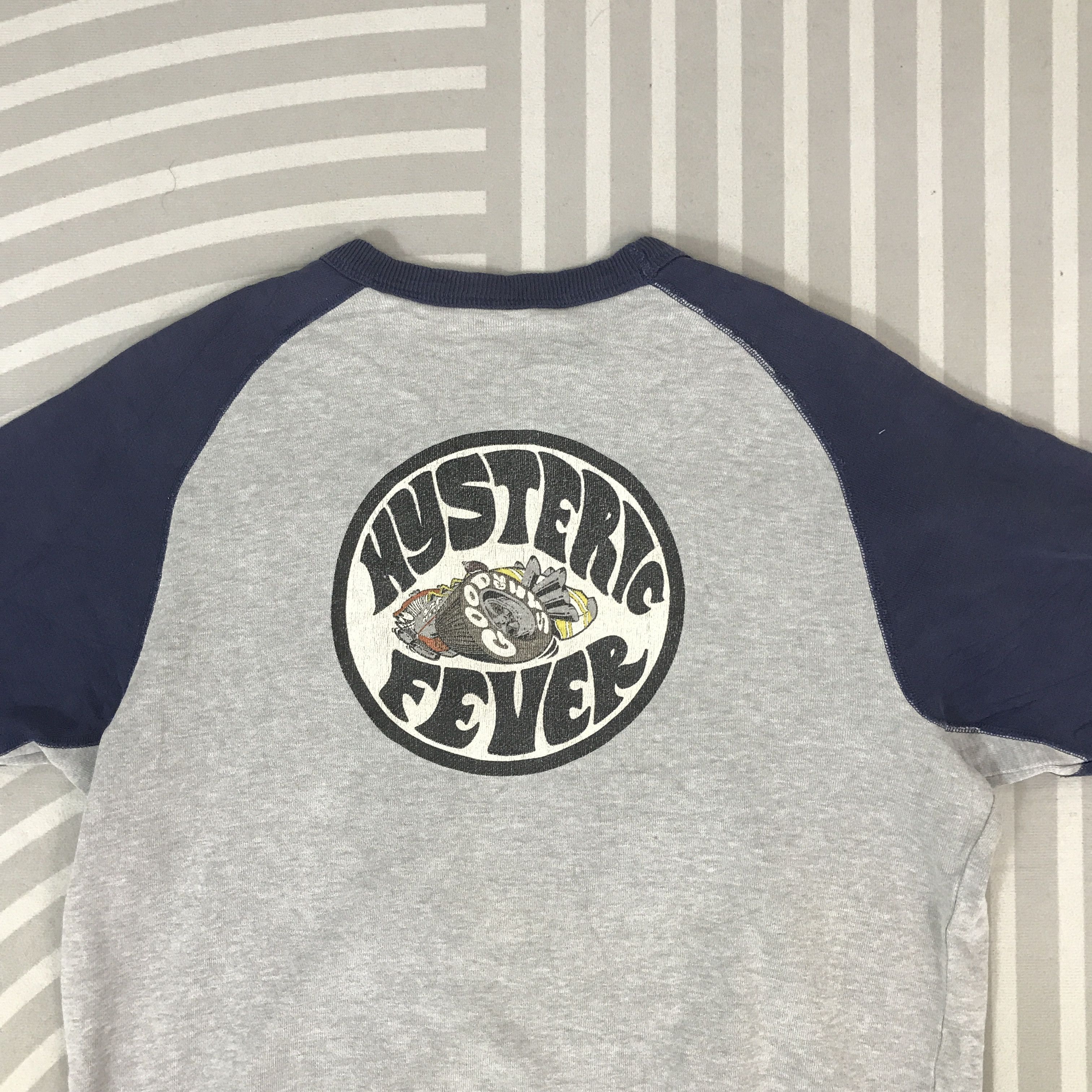 Hysteric Glamour × Japanese Brand × Vintage Vintage Hysteric Fever short sleeve sweatshirt Jacket Size US L / EU 52-54 / 3 - 4 Thumbnail