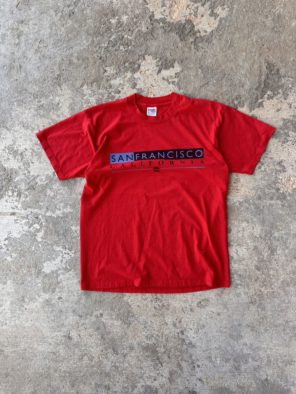 Vintage 90s San Francisco Cali Tshirt Size US L / EU 52-54 / 3 - 1 Thumbnail