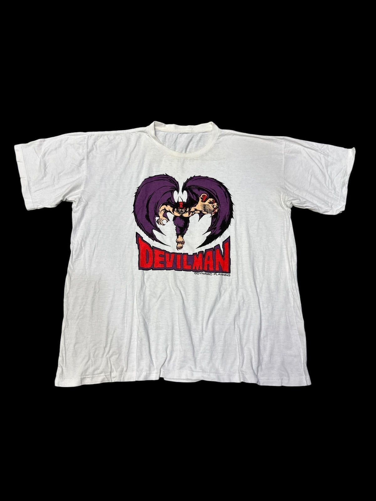 Anime × Cartoon Network × Japanese Brand VINTAGE DEVILMAN BIG PRINT SHIRT Size US L / EU 52-54 / 3 - 2 Thumbnail