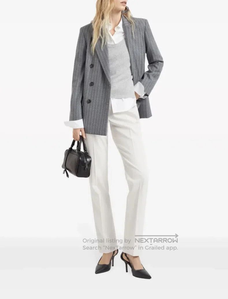 Brunello Cucinelli Brunello Cucinelli Cashmere Blazer Size S / US 4 / IT 40 - 2 Thumbnail