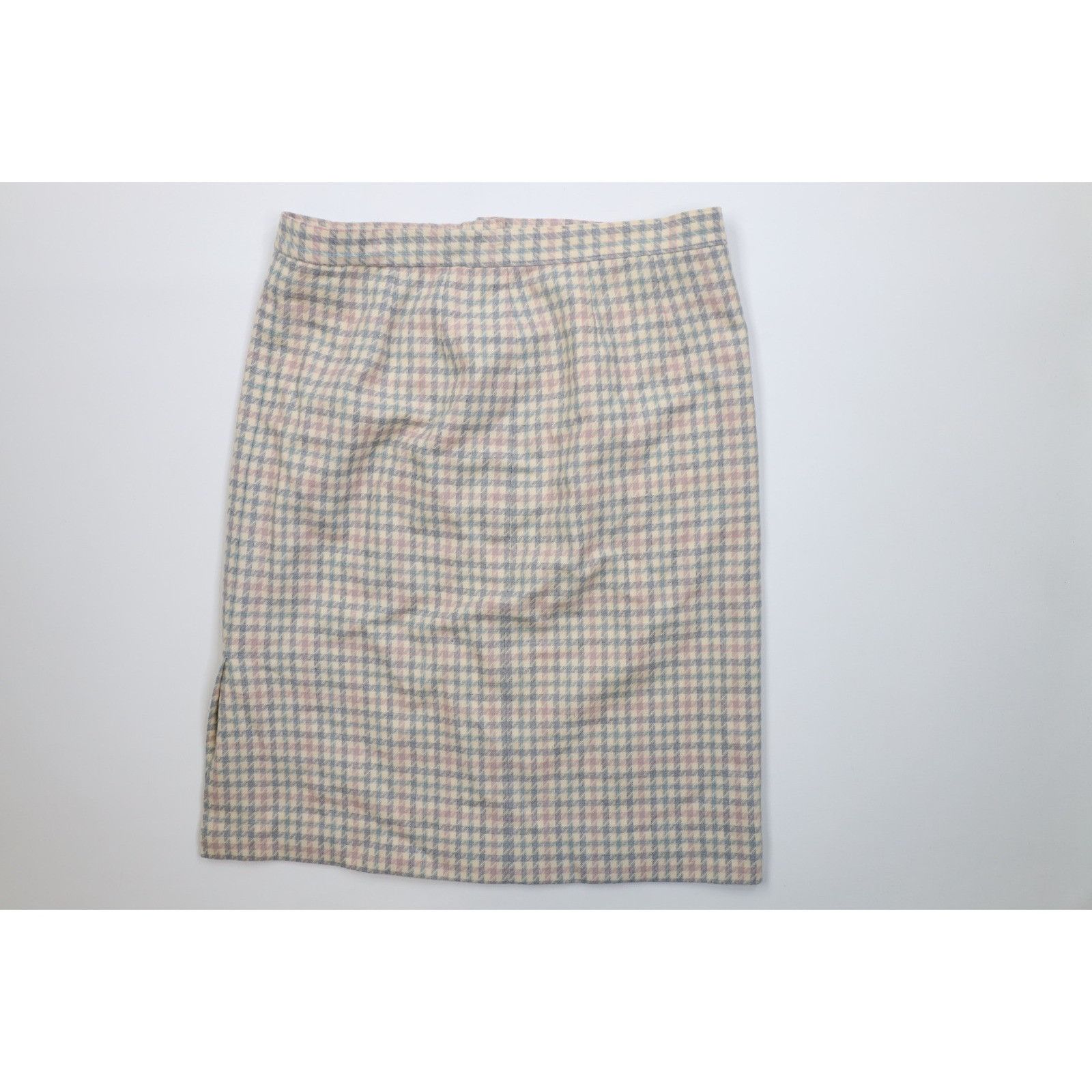 Pendleton Vintage 70s Pendleton Virgin Wool Houndstooth Skirt Size 40" / US 18 - 1 Thumbnail