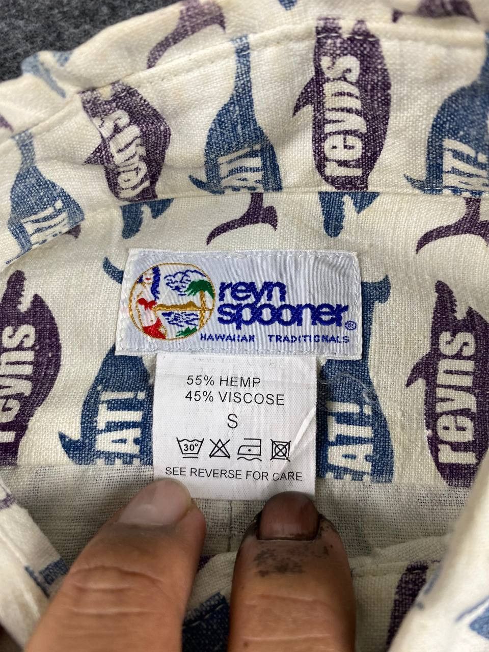 Reyn Spooner vintage reyn spooner all over print shirt nice design Size US S / EU 44-46 / 1 - 6 Thumbnail