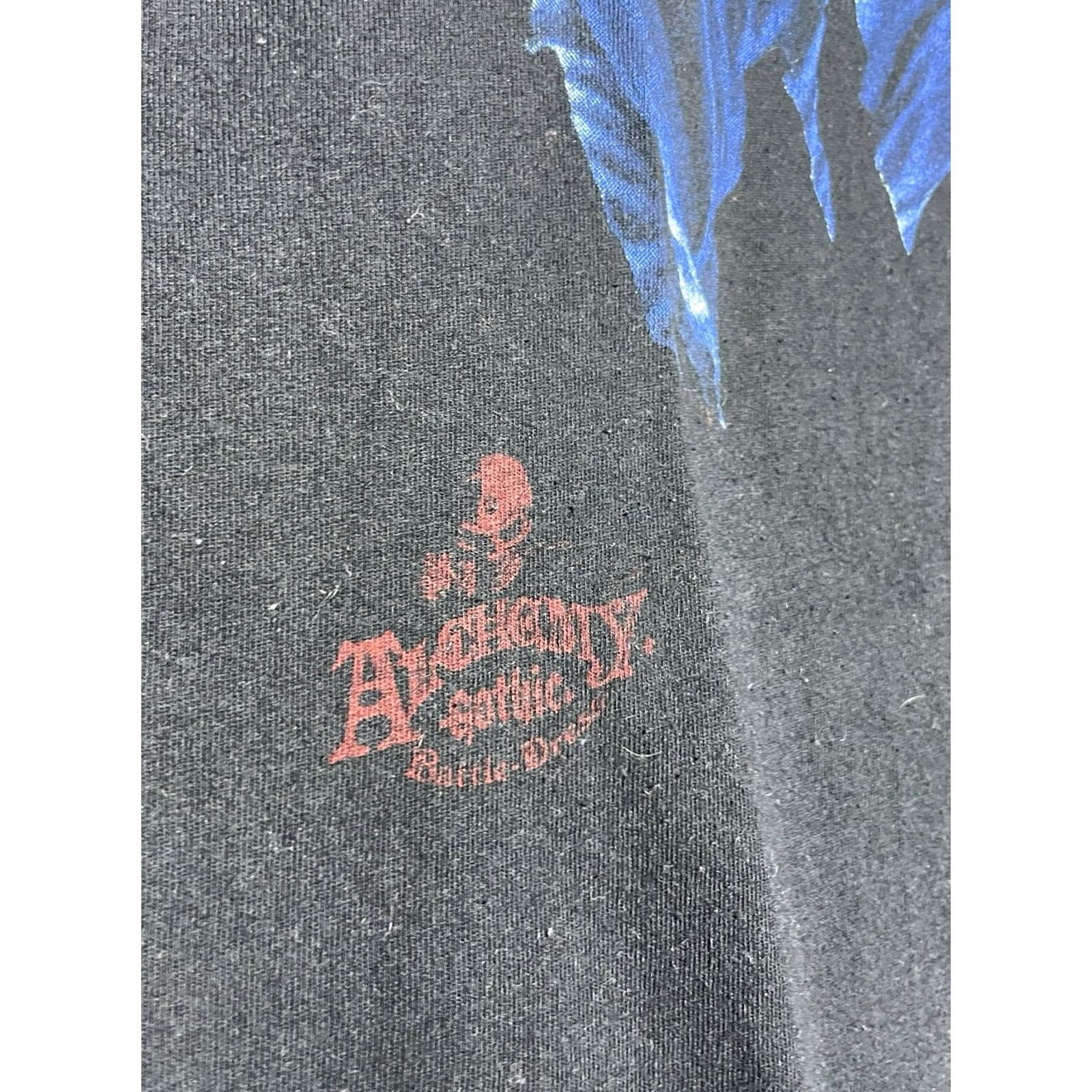 Vintage VINTAGE Grim Reaper Alchemy Gothic Battle Screen Stars T-Shirt Screen Stars Men Short Sleeve Crew Neck Black Cotton Graphic Print XS S M L XL Size US S / EU 44-46 / 1 - 3 Thumbnail
