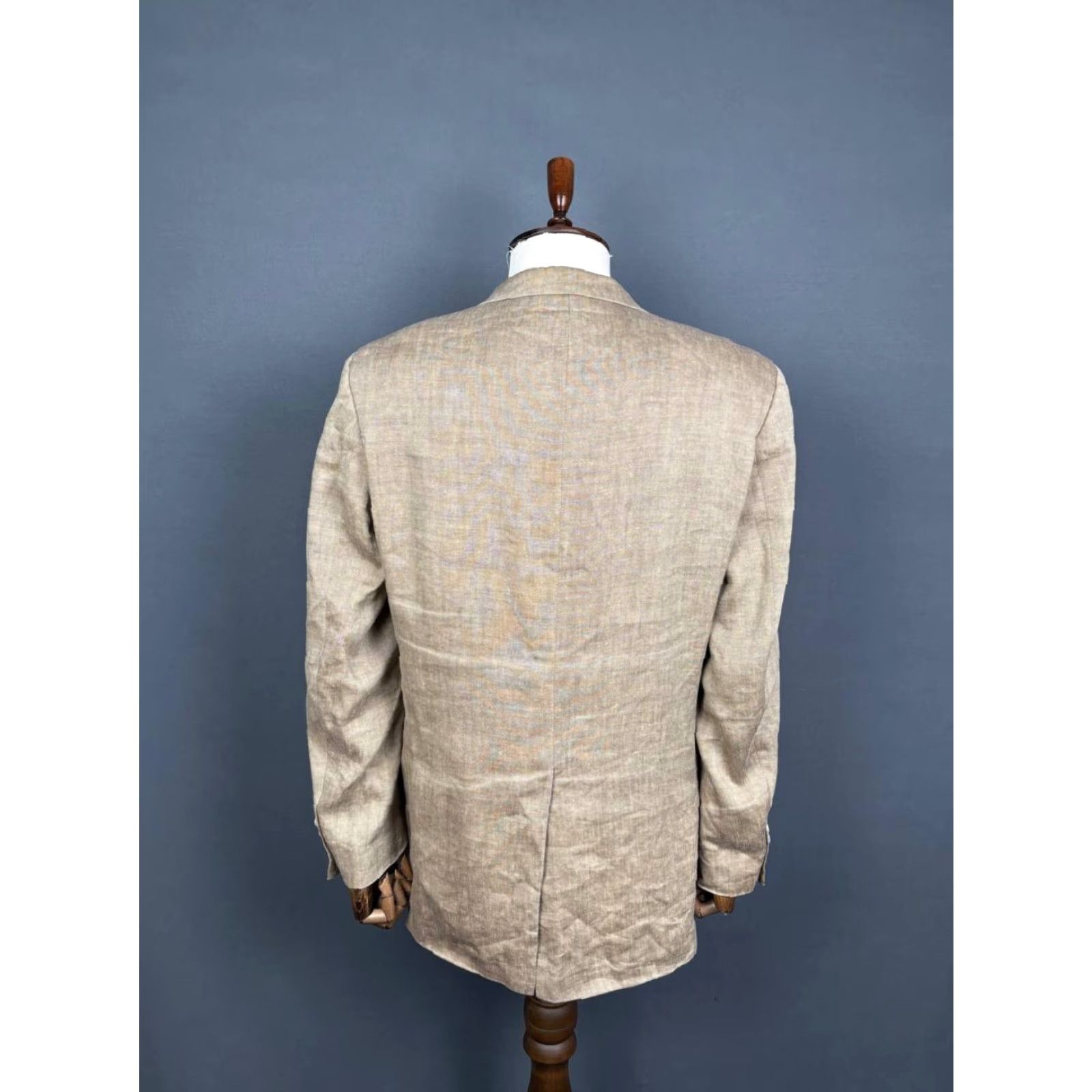 Hugo Boss Hugo Boss Coat Mens Blazer XL Regular Brown Linen Wool Lining Button Up Jacket Coat Size US XL / EU 56 / 4 - 2 Thumbnail