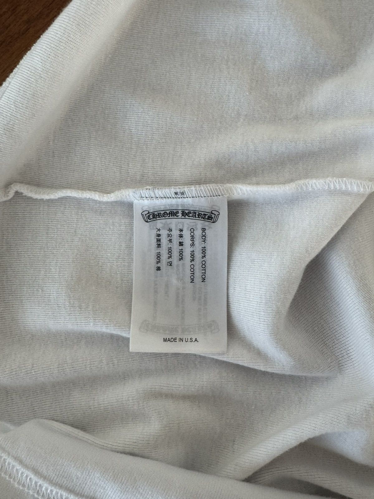 Chrome Hearts Chrome Hearts White Blue Long Sleeve Size US XL / EU 56 / 4 - 8 Thumbnail