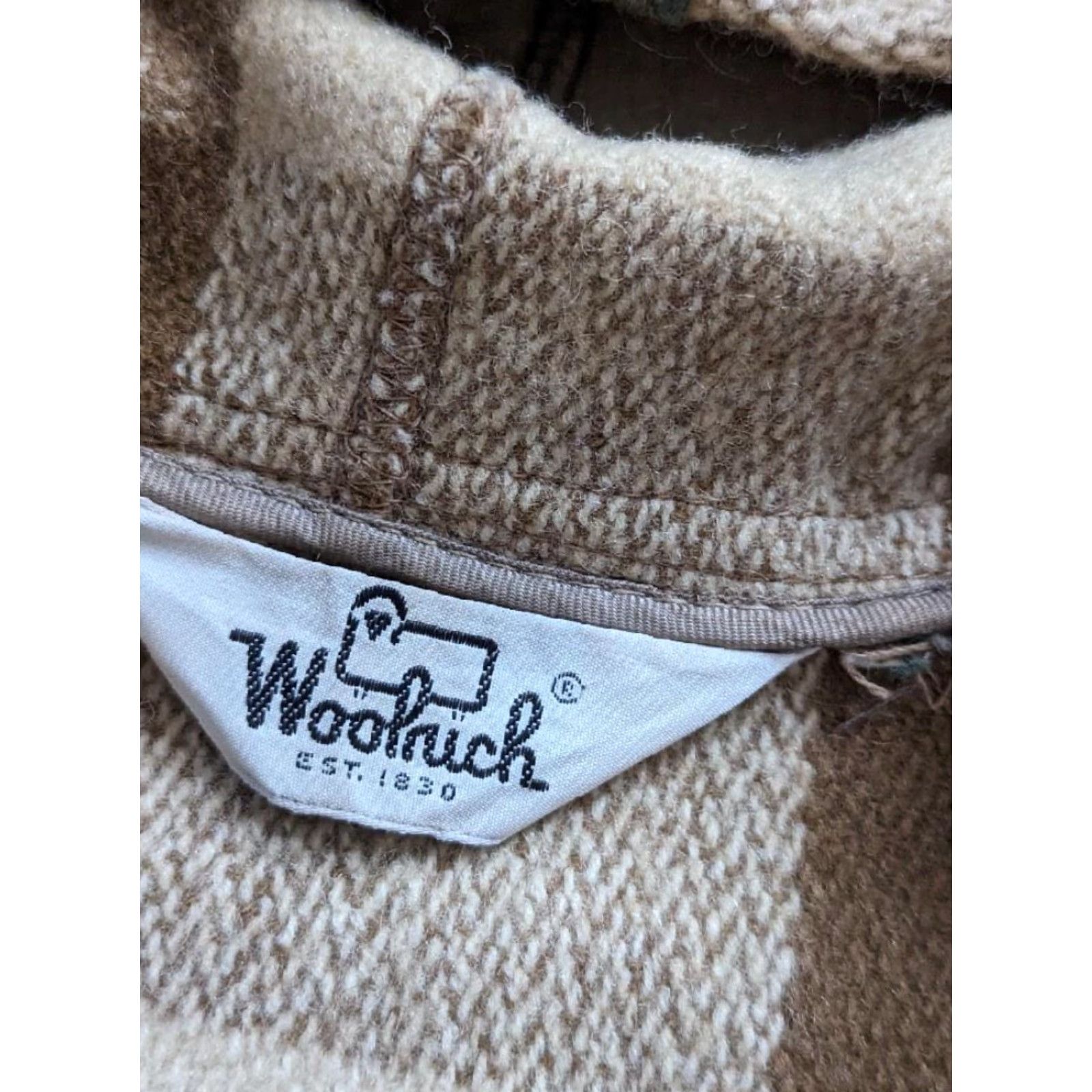 Vintage VINTAGE Woolrich full zip HOODED jacket S Men brown buffalo plaid Wool hoodie 36-38 Size US S / EU 44-46 / 1 - 5 Thumbnail