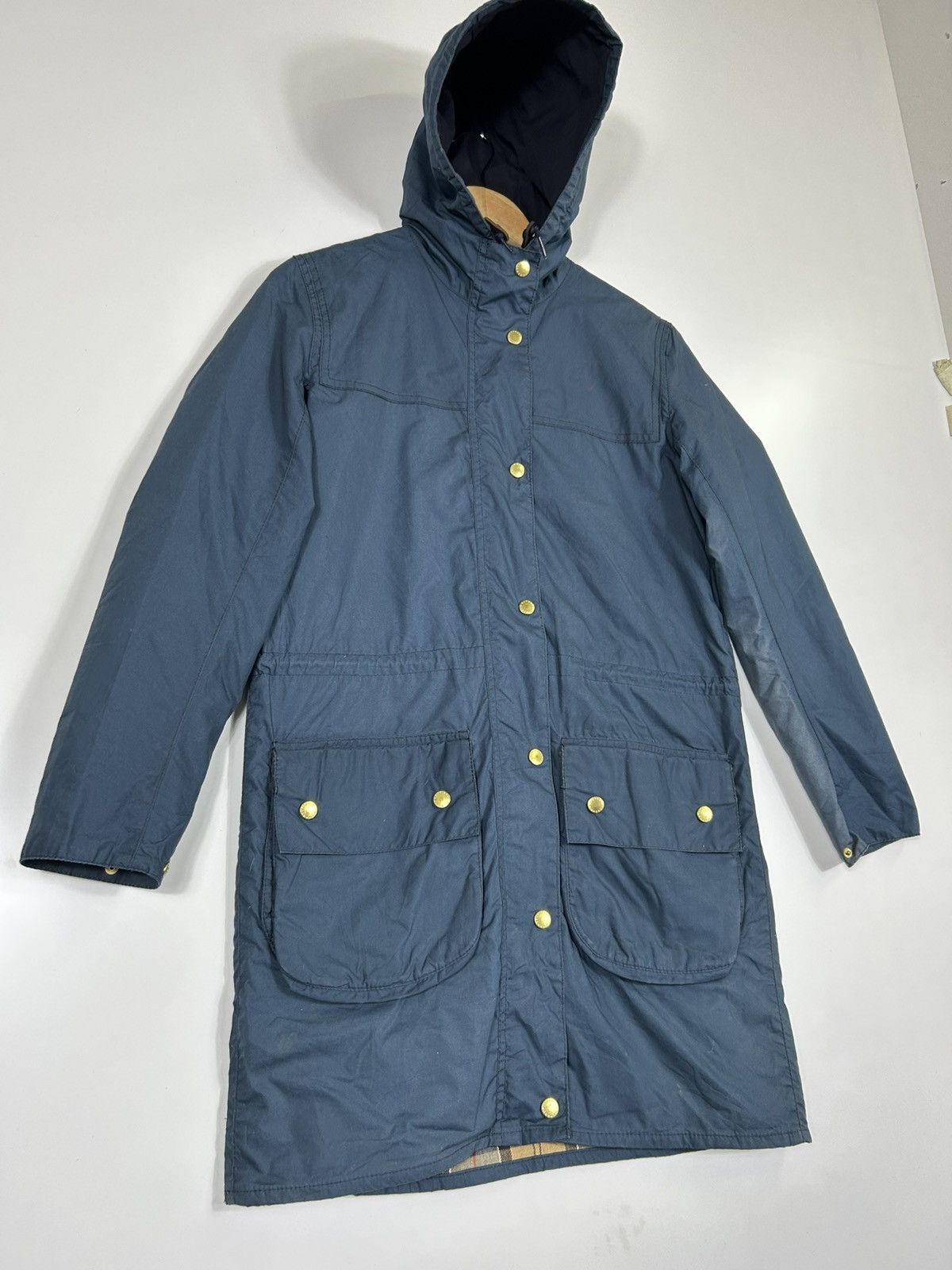 Barbour 🔥Barbour Hooded Zipper Faded Parka Jacket Size S / US 4 / IT 40 - 2 Thumbnail