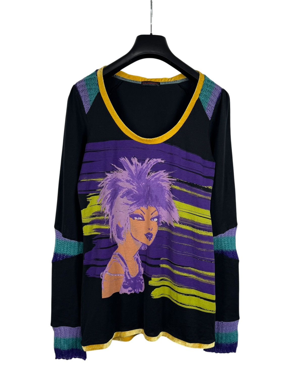 Custo Barcelona Custo Barcelona Printed Cotton Jumper Mohair Details Size M / US 6-8 / IT 42-44 - 10 Thumbnail