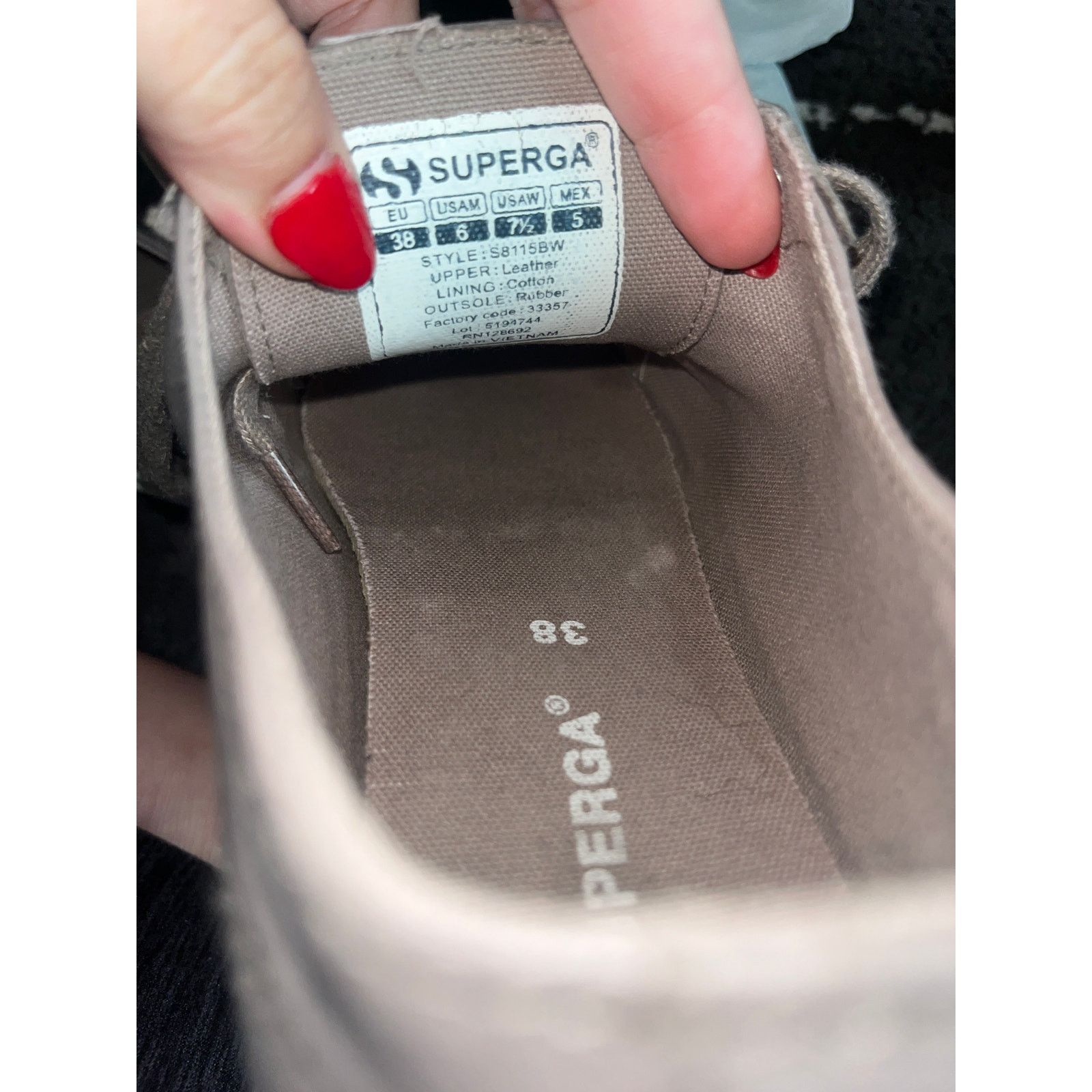 Superga Superga 2750 Leather Low Top Comfort Sneaker Gray M6/W7.5 Size US 7.5 / IT 37.5 - 8 Thumbnail