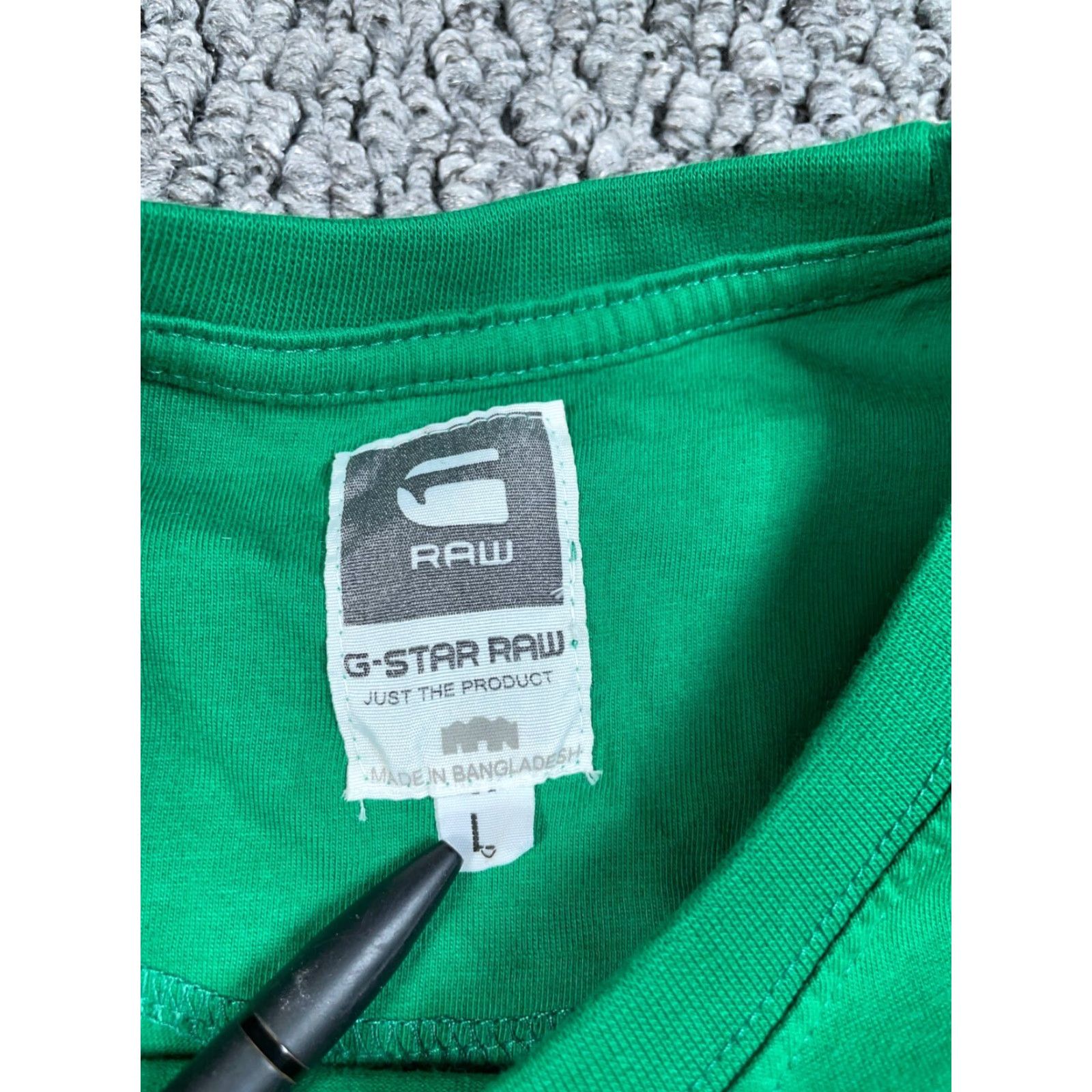 G-Star VINTAGE G-Star Raw Graphic Print T-Shirt Adult Medium Green Retro Mens Size US M / EU 48-50 / 2 - 3 Thumbnail