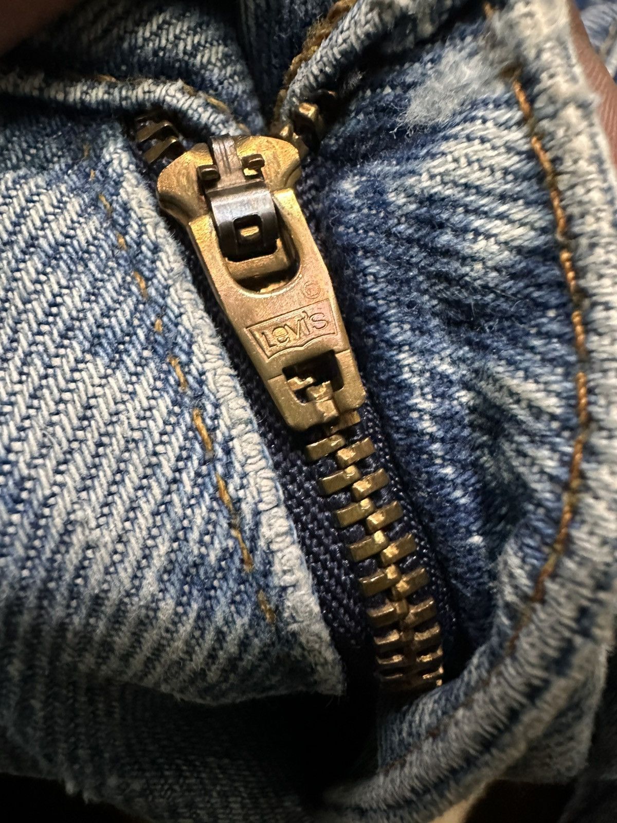 Levi's × Vintage Vintage Levis 505 Jeans Orange Tab Distress Denim Size US 32 / EU 48 - 11 Thumbnail