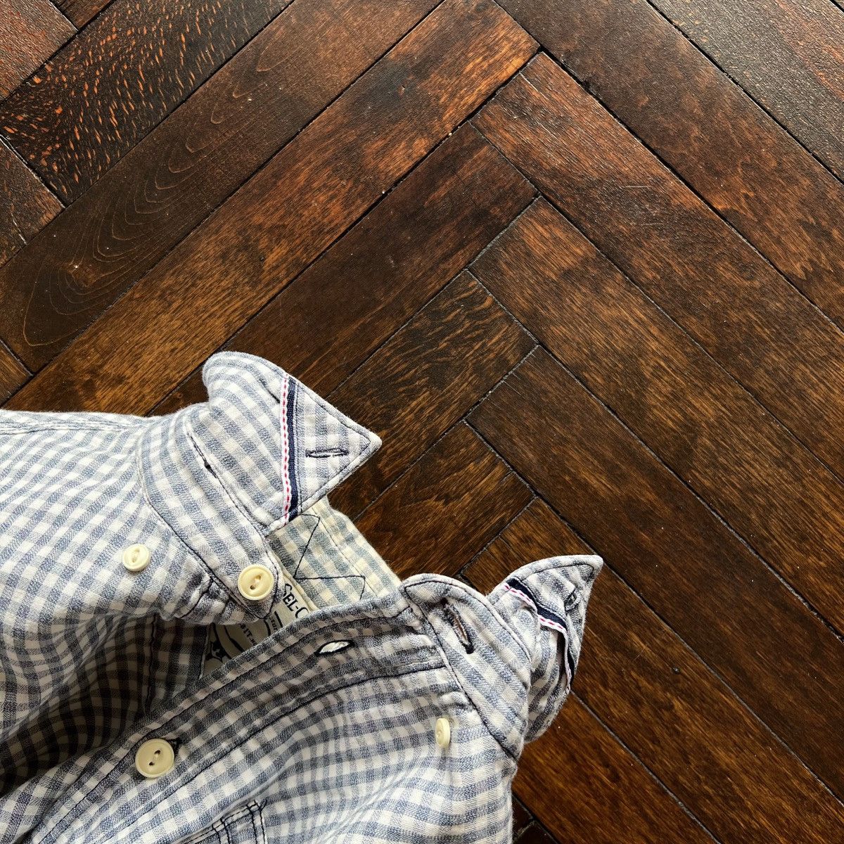 Designer × Diesel Diesel Mens Flannel Long Sleeve Button Shirt Checked Pattern Size US S / EU 44-46 / 1 - 6 Thumbnail