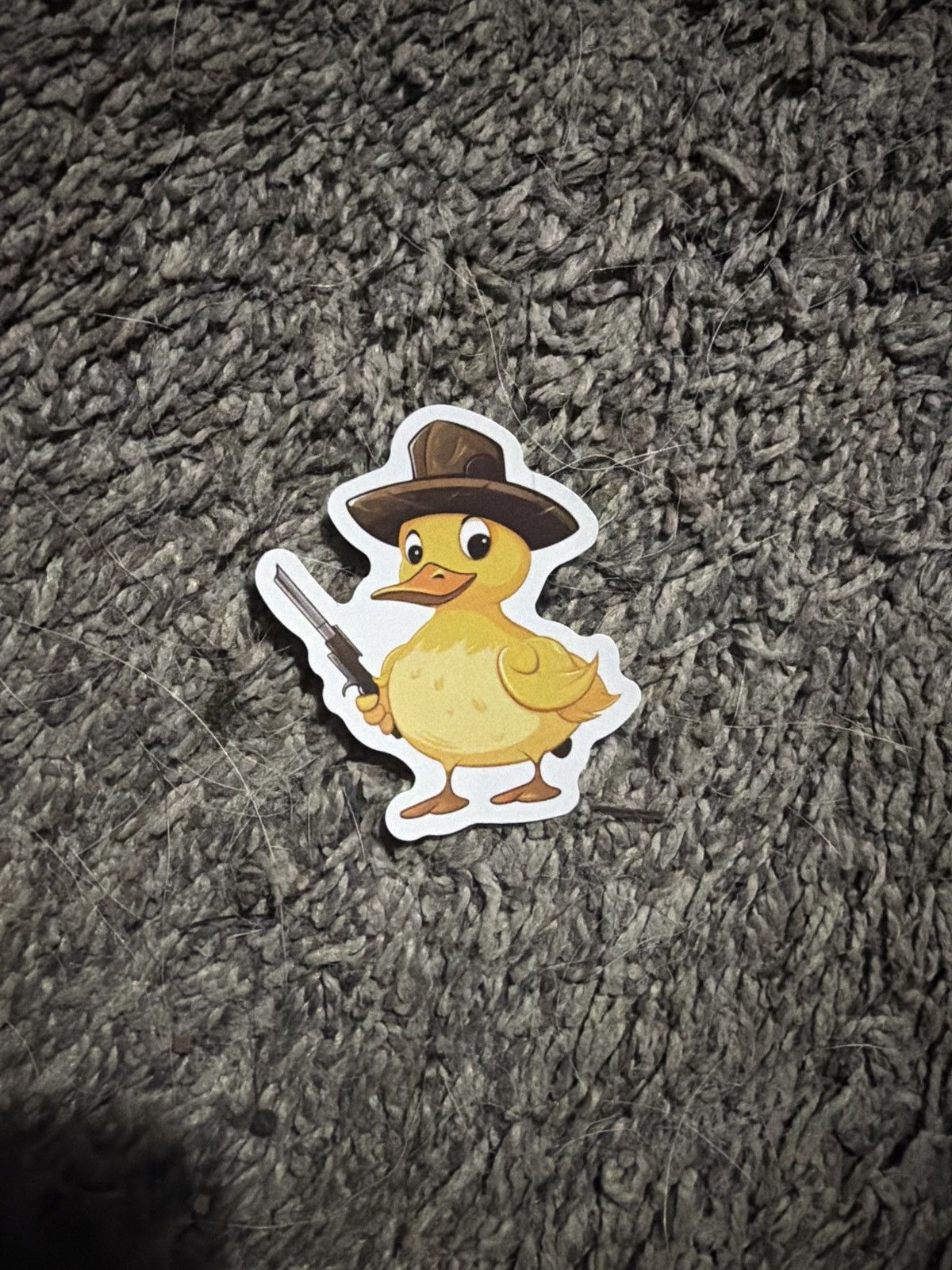 Hypebeast Cartoon Duck Cowboy Sticker Size ONE SIZE - 1 Thumbnail