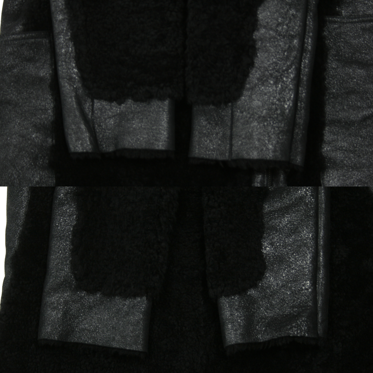 Mulberry Sheepskin Leather Sheerling Overcoat Size S / US 4 / IT 40 - 9 Thumbnail