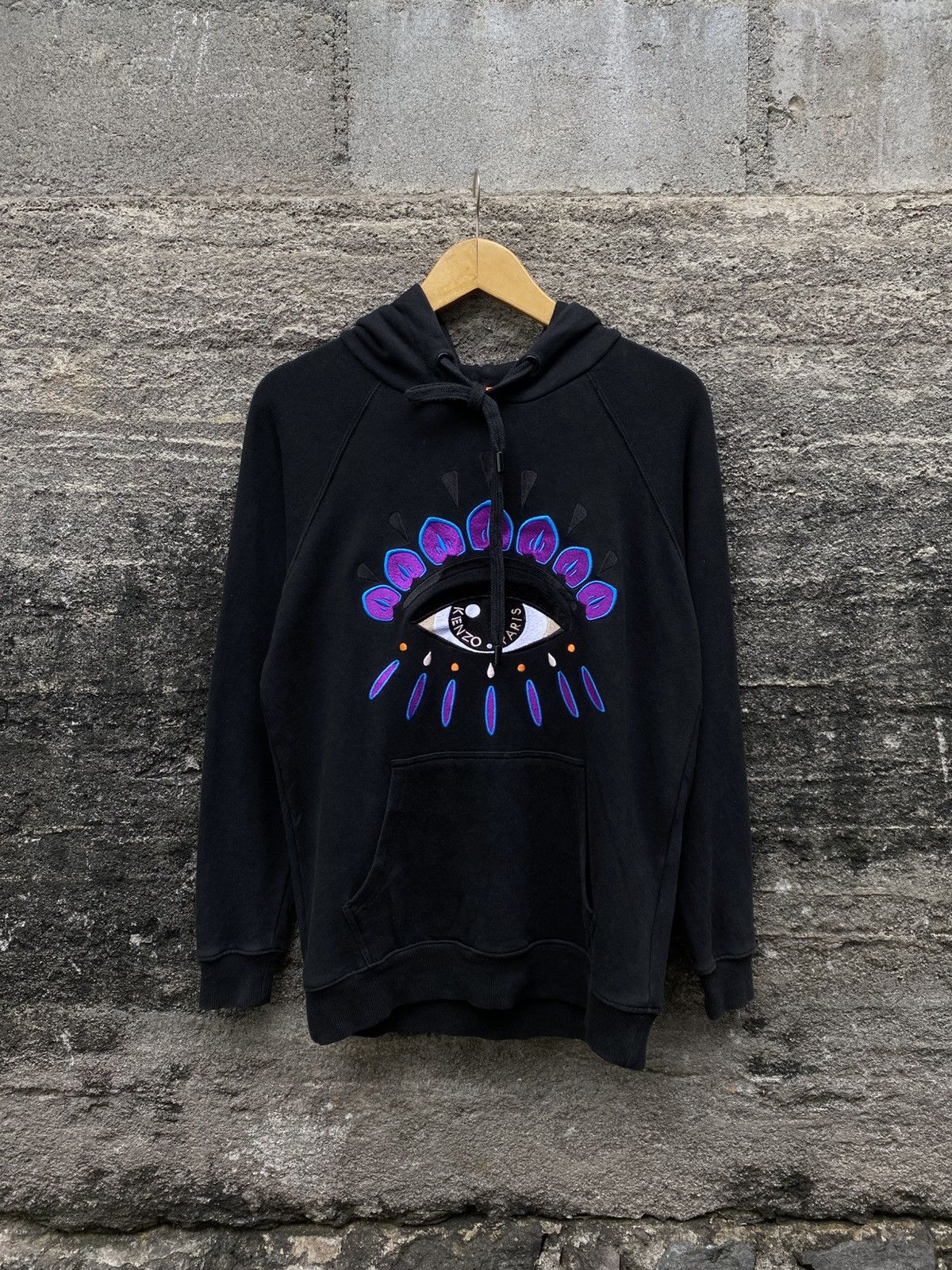Kenzo Hoodie Luxury Kenzo Paris Embroidered Size US M / EU 48-50 / 2 - 1 Thumbnail