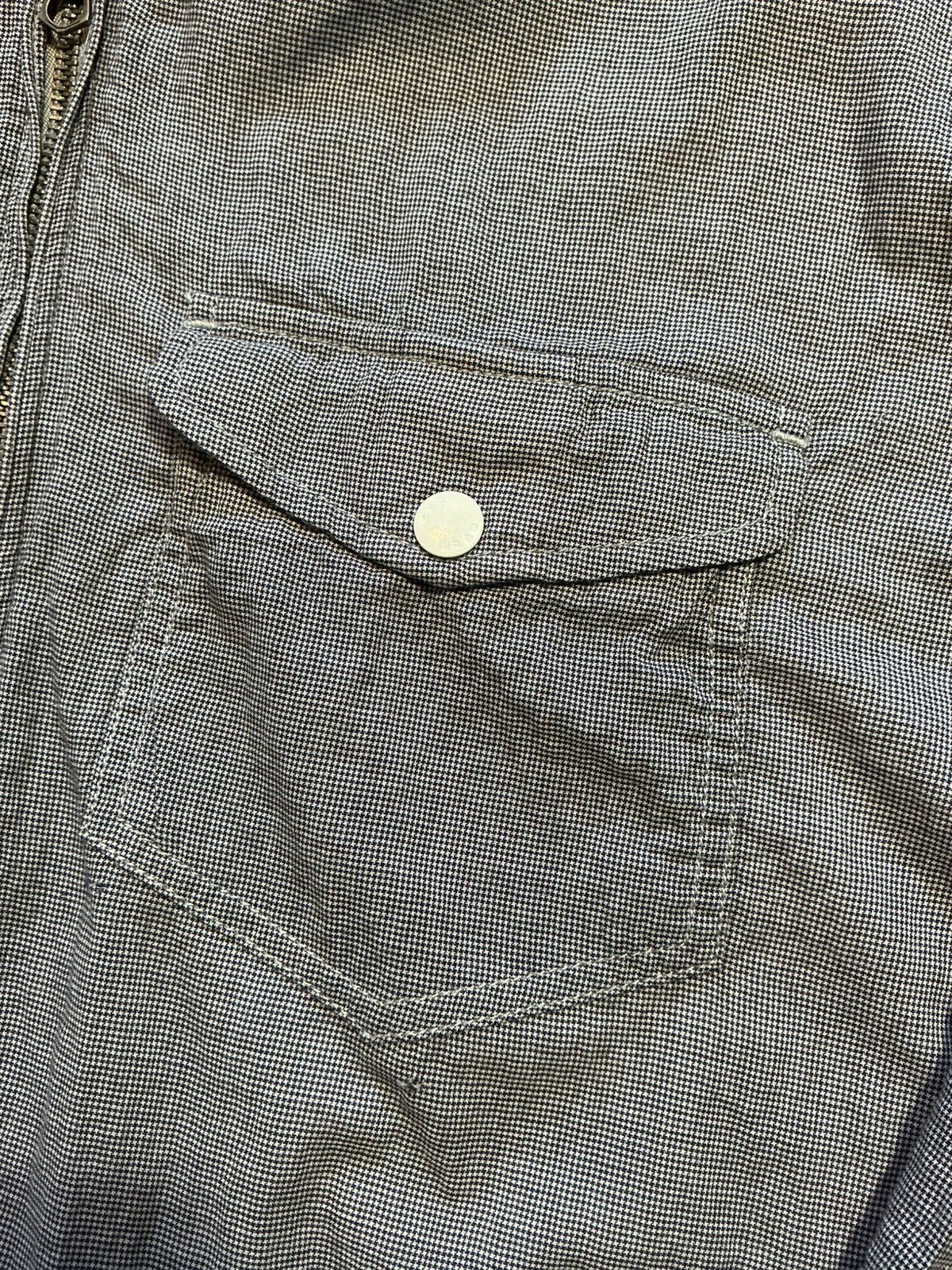 Ever Ever Brand Made In USA Houndstooth Zip Hooded Pocket Jacket Size US XL / EU 56 / 4 - 6 Thumbnail
