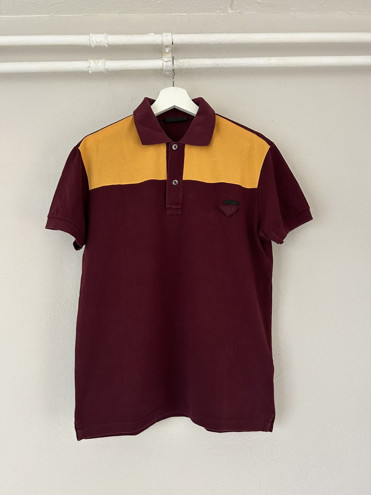 Prada Bi-Color Polo Shirts