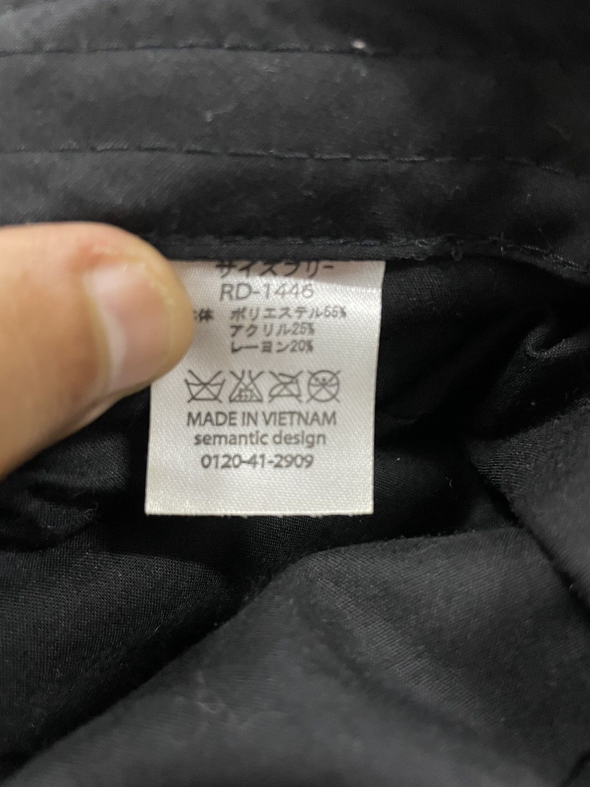 semanticdesign SEMANTIC DESIGN Hats Zip Around Japan brand Size ONE SIZE - 6 Thumbnail