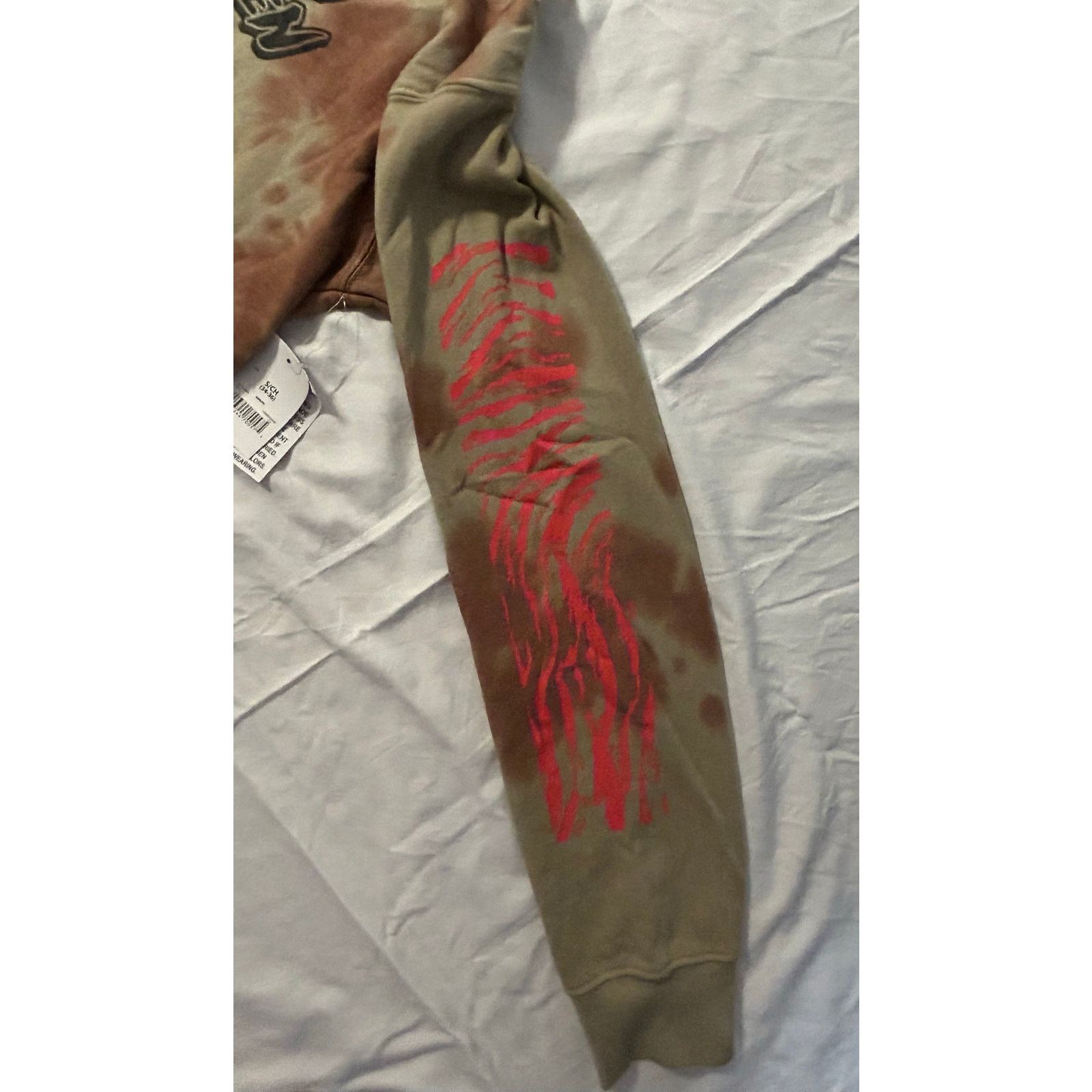 Other Vintage 2002 Naruto S Beige Tie Dye Double Sided Sweatshirt Size US S / EU 44-46 / 1 - 7 Thumbnail