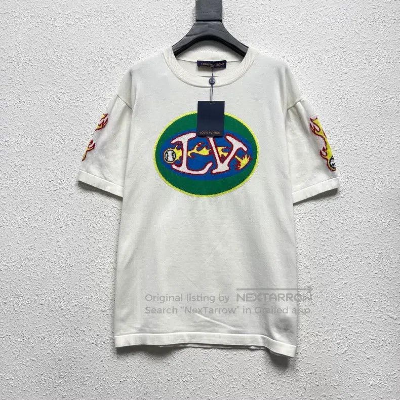Louis Vuitton 23 New Flame Baseball LOGO Jacquard Knit Sho