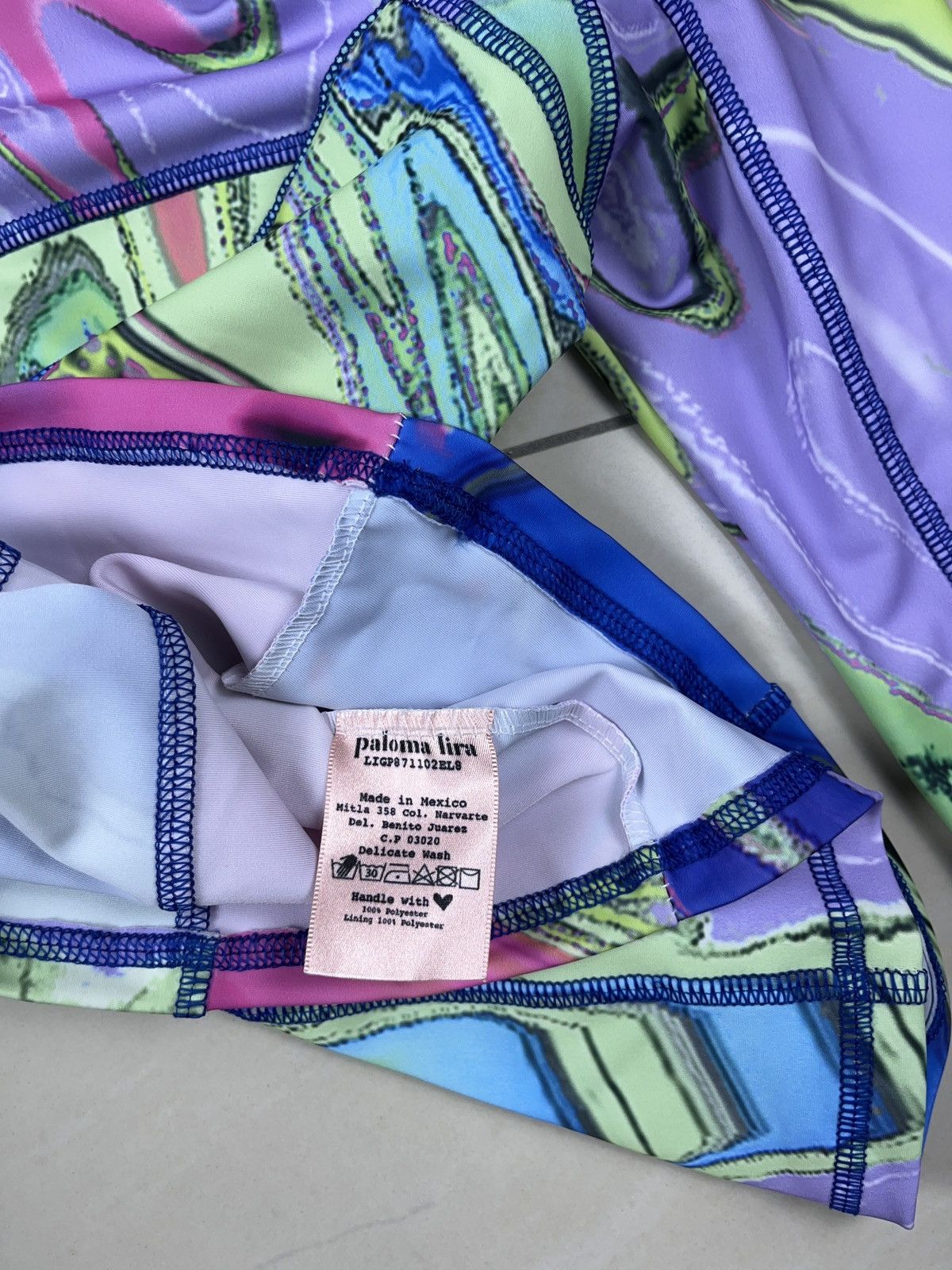 Designer ➕ paloma lira rare new wave designer Acid sport top ls Size L / US 10 / IT 46 - 5 Thumbnail