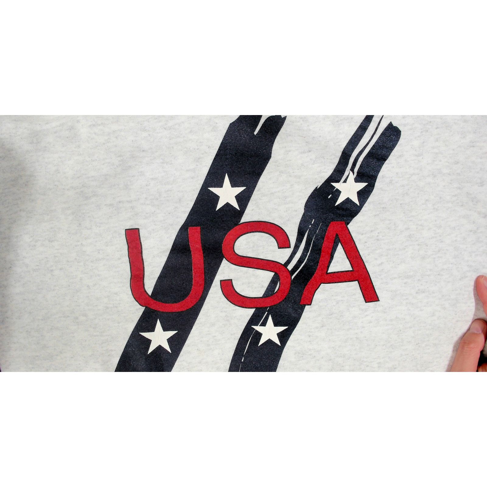 Van Heusen Vintage / Van Heusen / 80s Boxy USA Graphic Sweatshirt Size US L / EU 52-54 / 3 - 9 Thumbnail